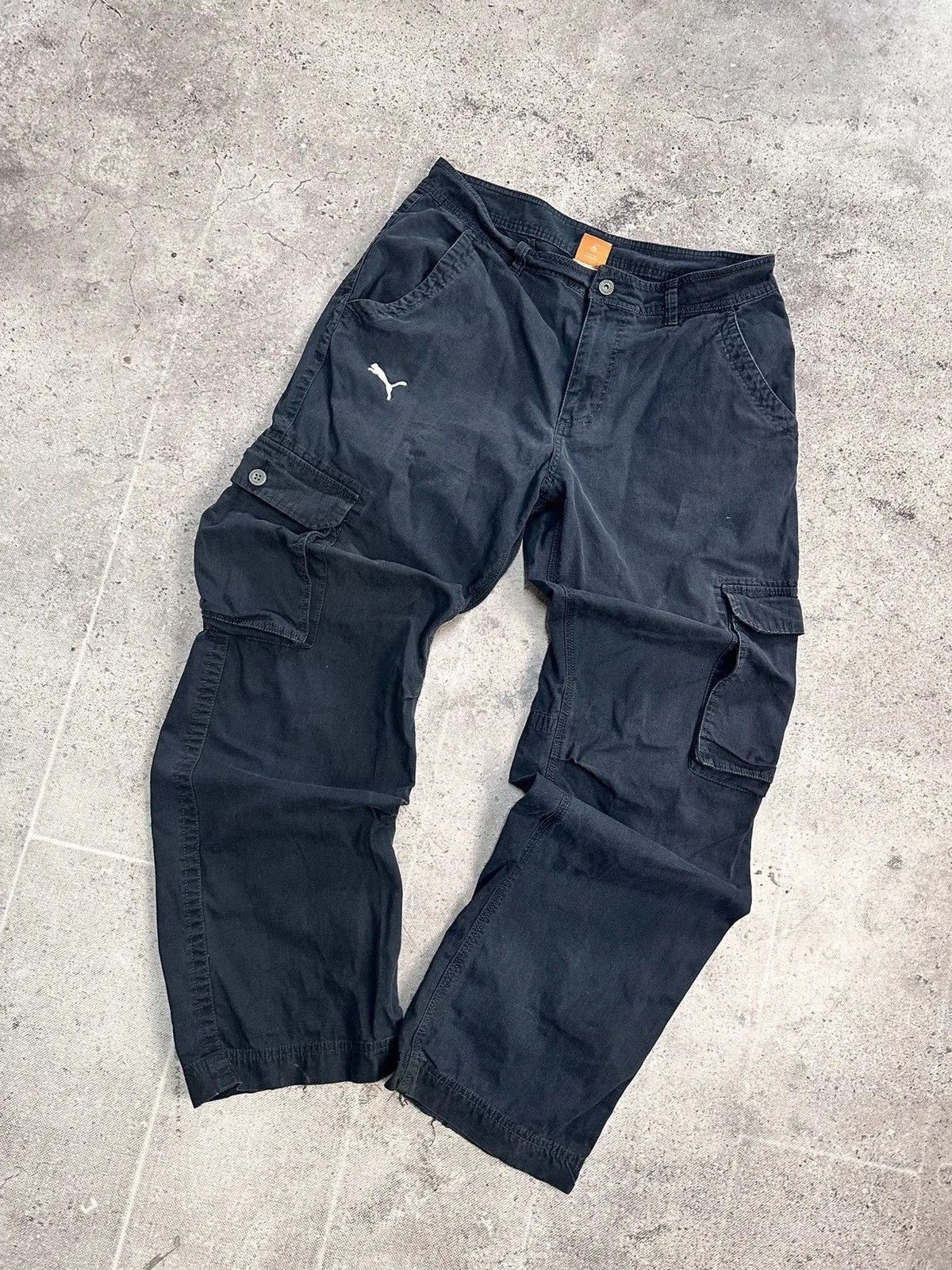 Puma × Vintage Vintage pants Puma cargo baggy streetstyle faded sk8 y2k Size US 32 / EU 48 - 6 Thumbnail