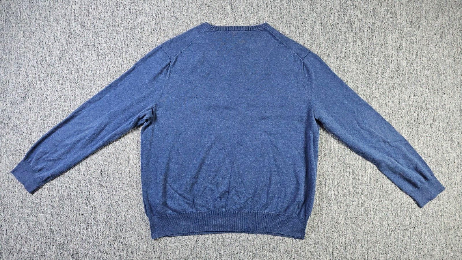 Polo Ralph Lauren Polo Ralph Lauren Pima Cotton V-Neck Sweater Pony Logo 2XL Size US XXL / EU 58 / 5 - 3 Thumbnail