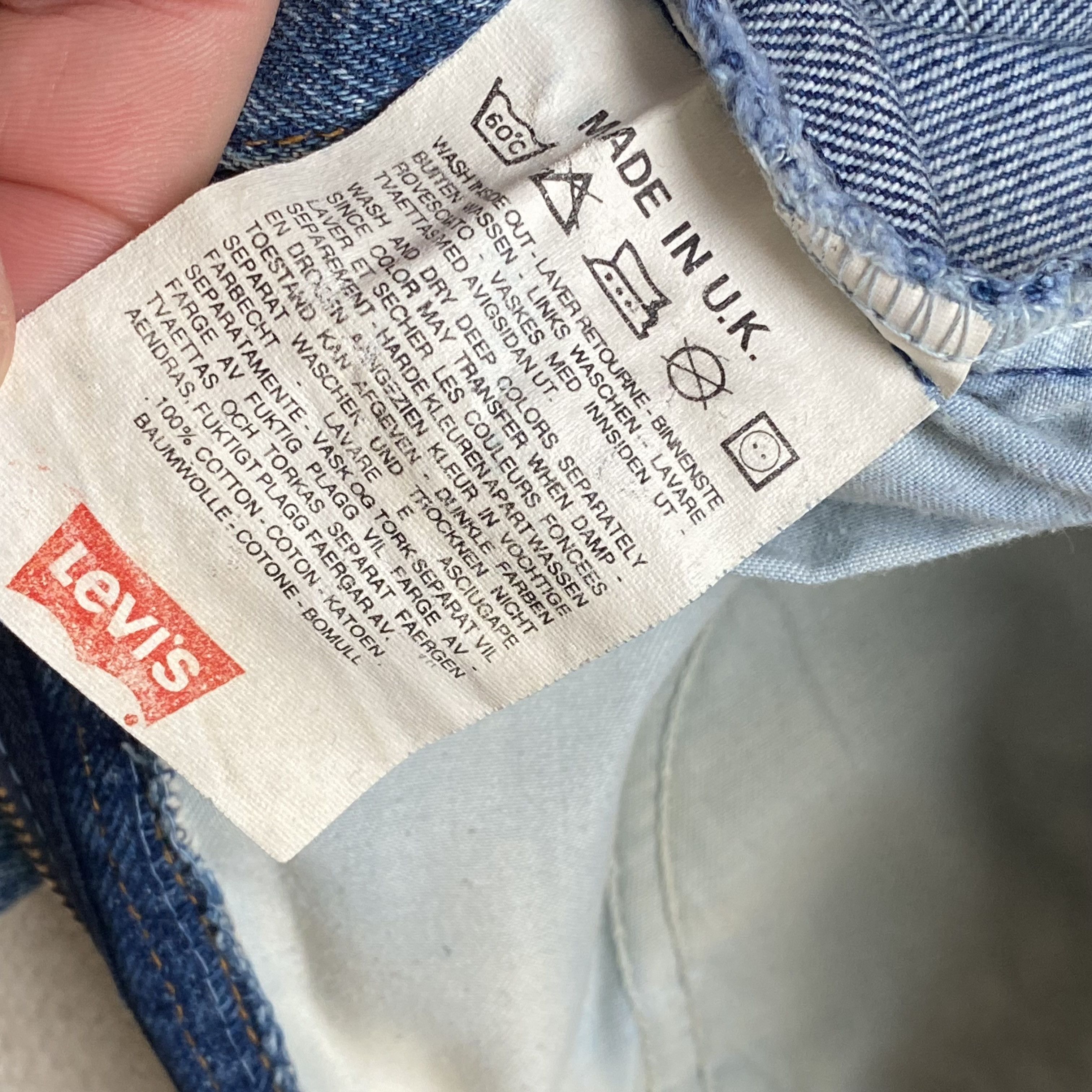 Levi's Vintage Clothing Vintage 70-80s Levis Orange tab Jeans Denim pants Made In UK Size US 32 / EU 48 - 9 Thumbnail
