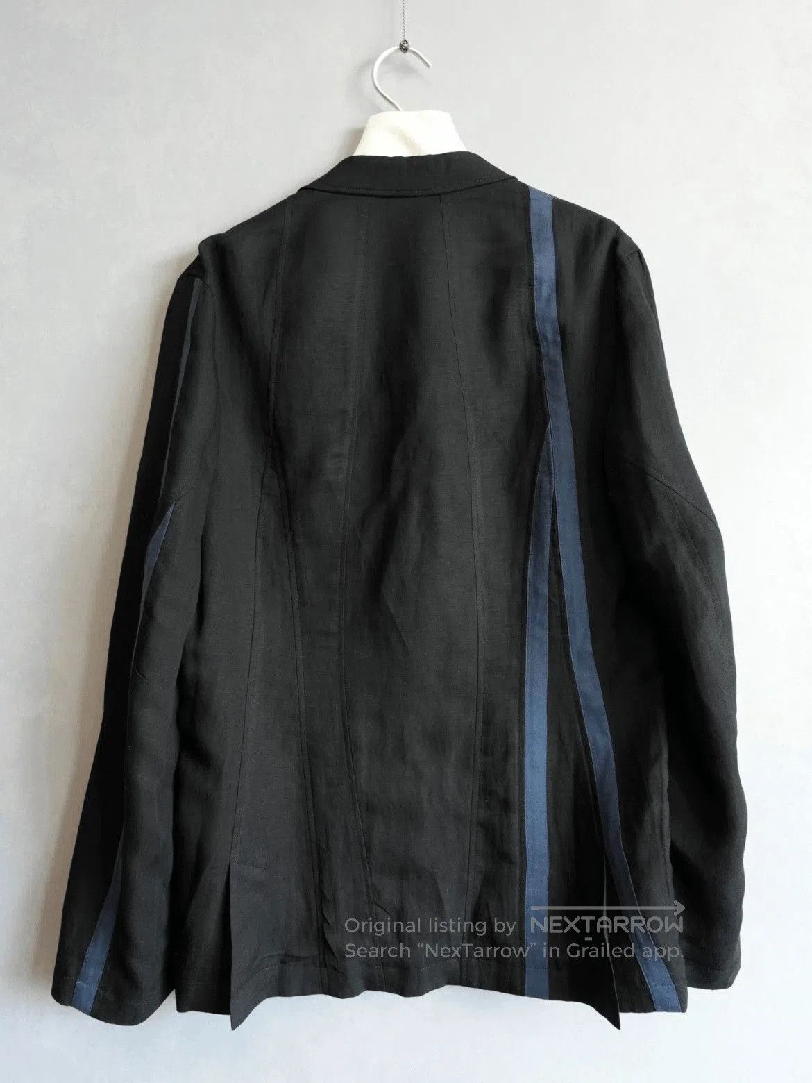 Yohji Yamamoto Sz 2 Yohji Yamamoto Pour Homme 16SS Stripe Patches Jacket. Size US M / EU 48-50 / 2 - 7 Thumbnail