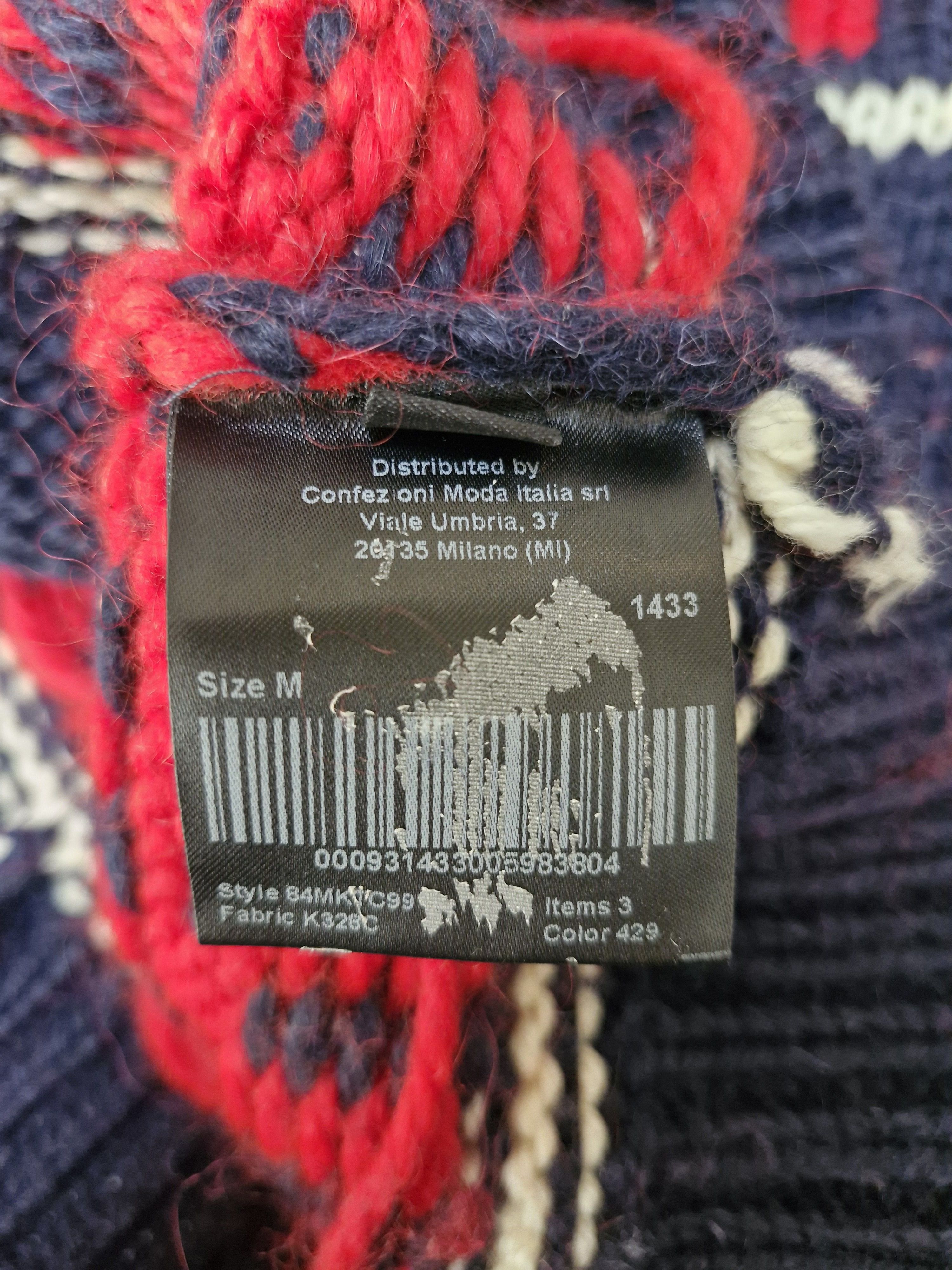 Calvin Klein 205W39NYC CALVIN KLEIN 205W39NYC FW18 Striped Distressed Wool Knit Size US M / EU 48-50 / 2 - 7 Thumbnail