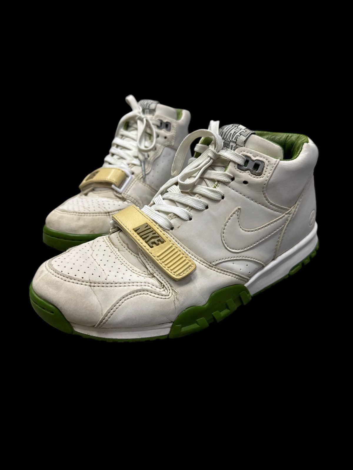 Nike 2005 NIKE AIR TRAINER 1 SP FRAGMENT WHITE CHLOROPHYLL SHOES Size US 7.5 / EU 40-41 - 1 Thumbnail