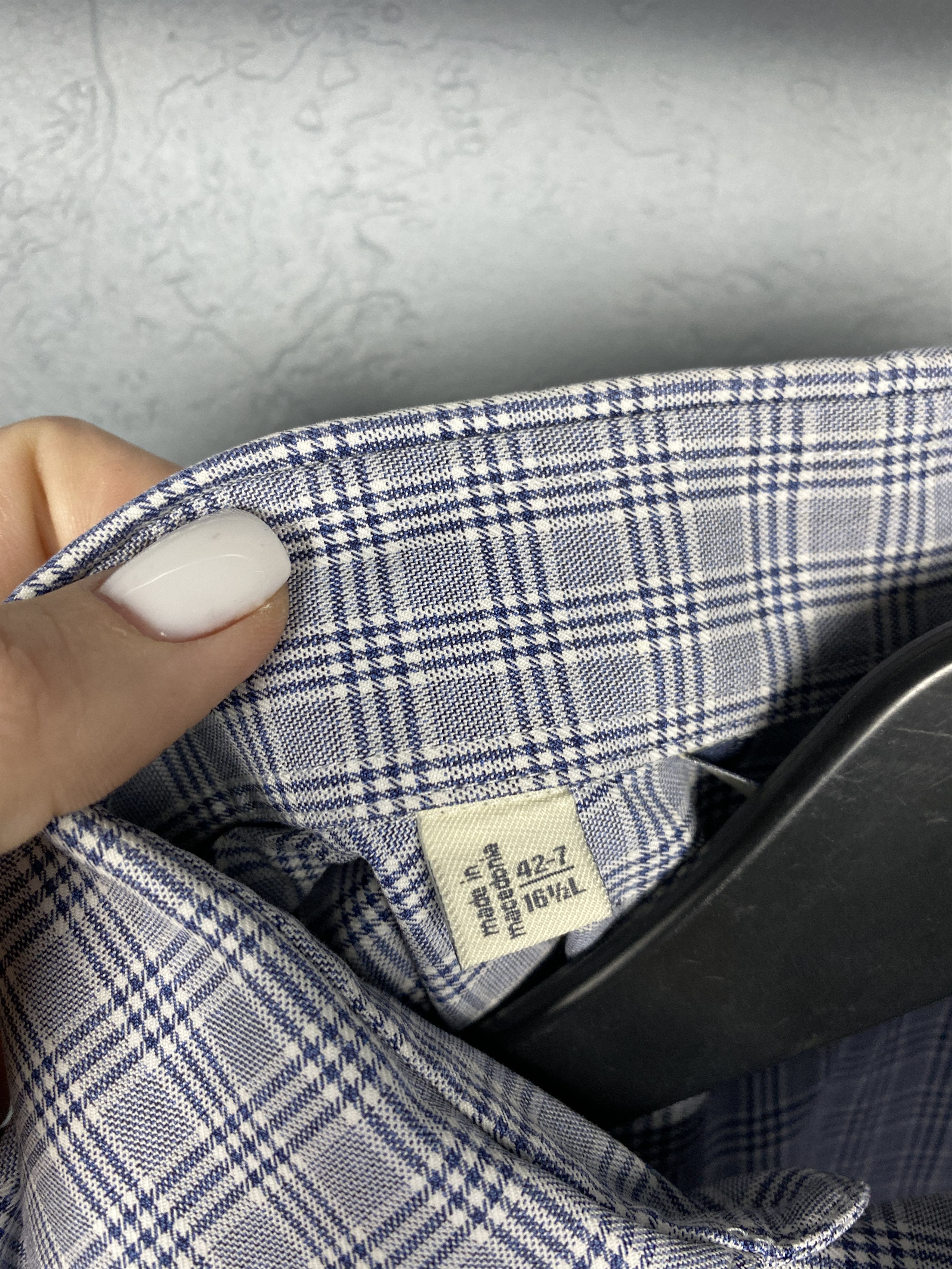 Suitsupply Suitsupply Egyptian Cotton Mens Long Sleeve Shirt Size US L / EU 52-54 / 3 - 4 Thumbnail