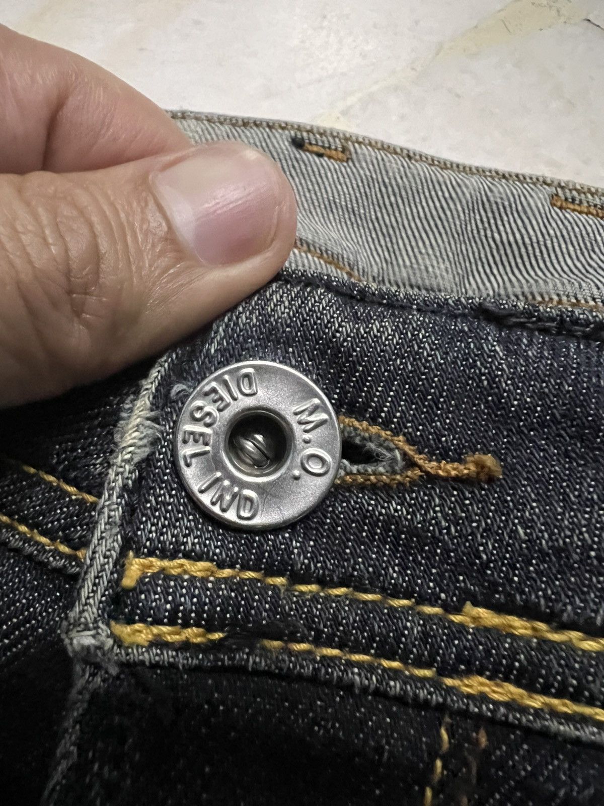 Diesel 💥Rare Diesel Industry Onijo Special Distress Jean Size US 33 - 13 Thumbnail