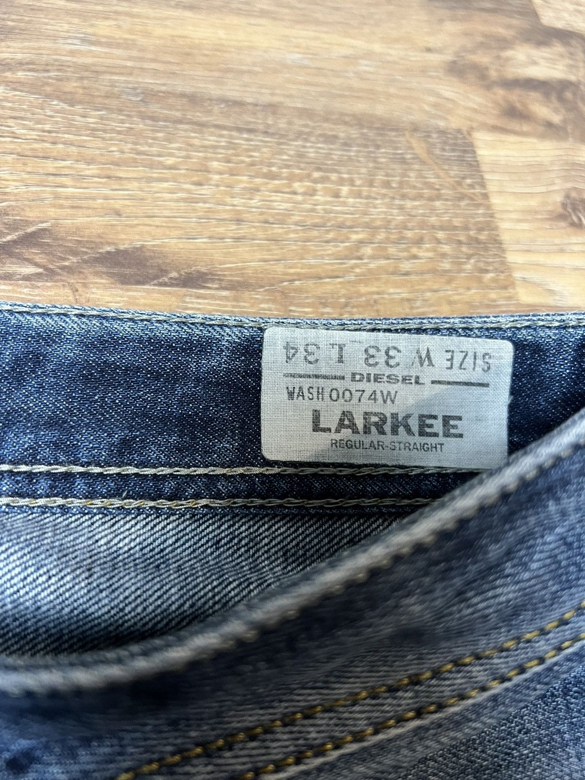 Diesel × If Six Was Nine × Japanese Brand Vintage Diesel Jeans Big Logo Distressed Baggy japanese 90s Size US 34 / EU 50 - 9 Thumbnail