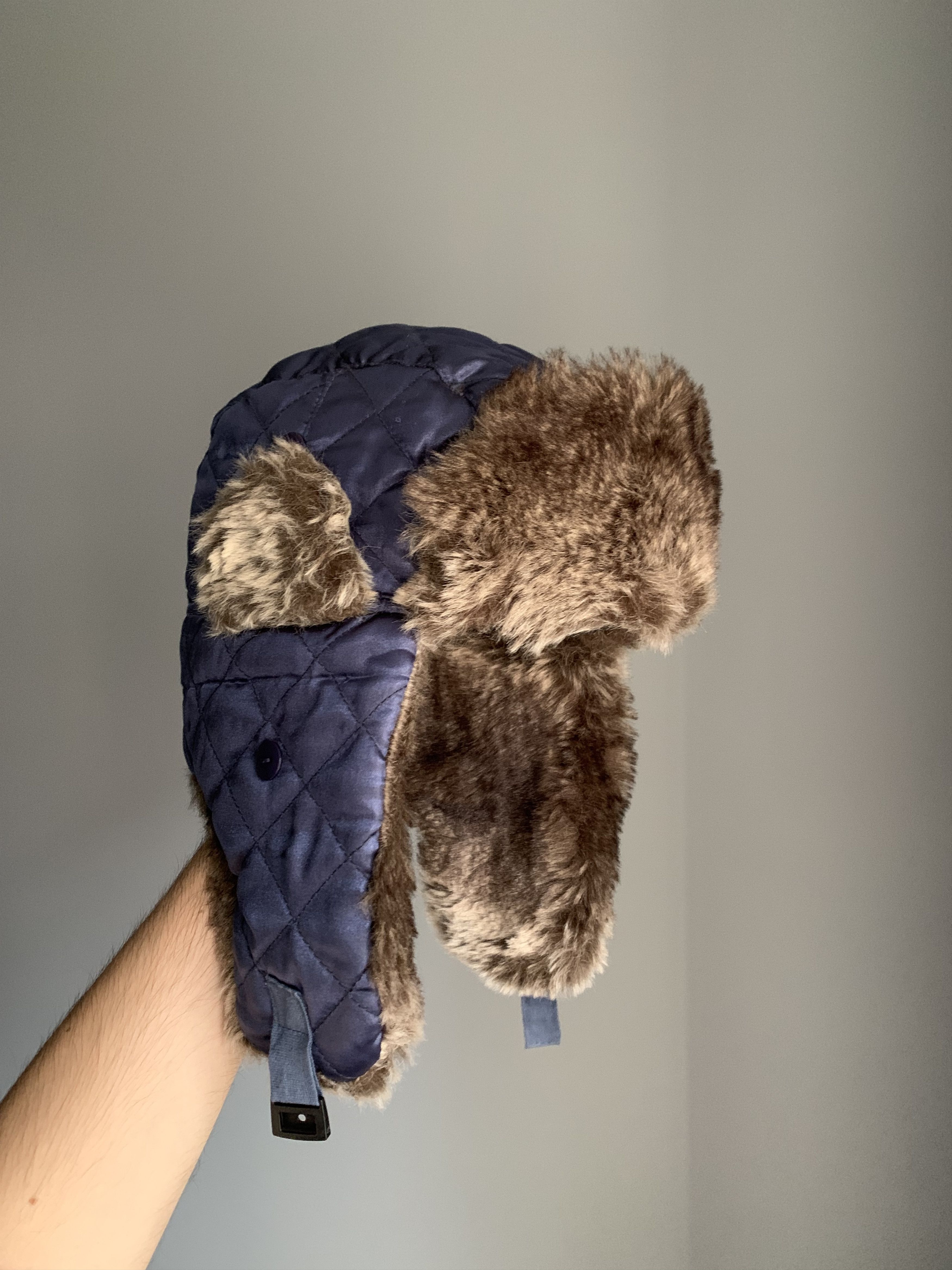 Other Ushanka Trapper Hat Furry Mohair Fuzzy Fur Hat Y2K Rare Size ONE SIZE - 1 Thumbnail