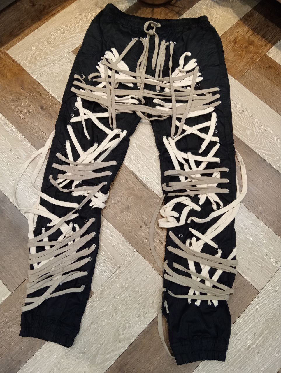 Japanese Brand JAPANESE BRAND MEGALACE PANTS - SIZE XL Size US 30 / EU 46 - 3 Thumbnail