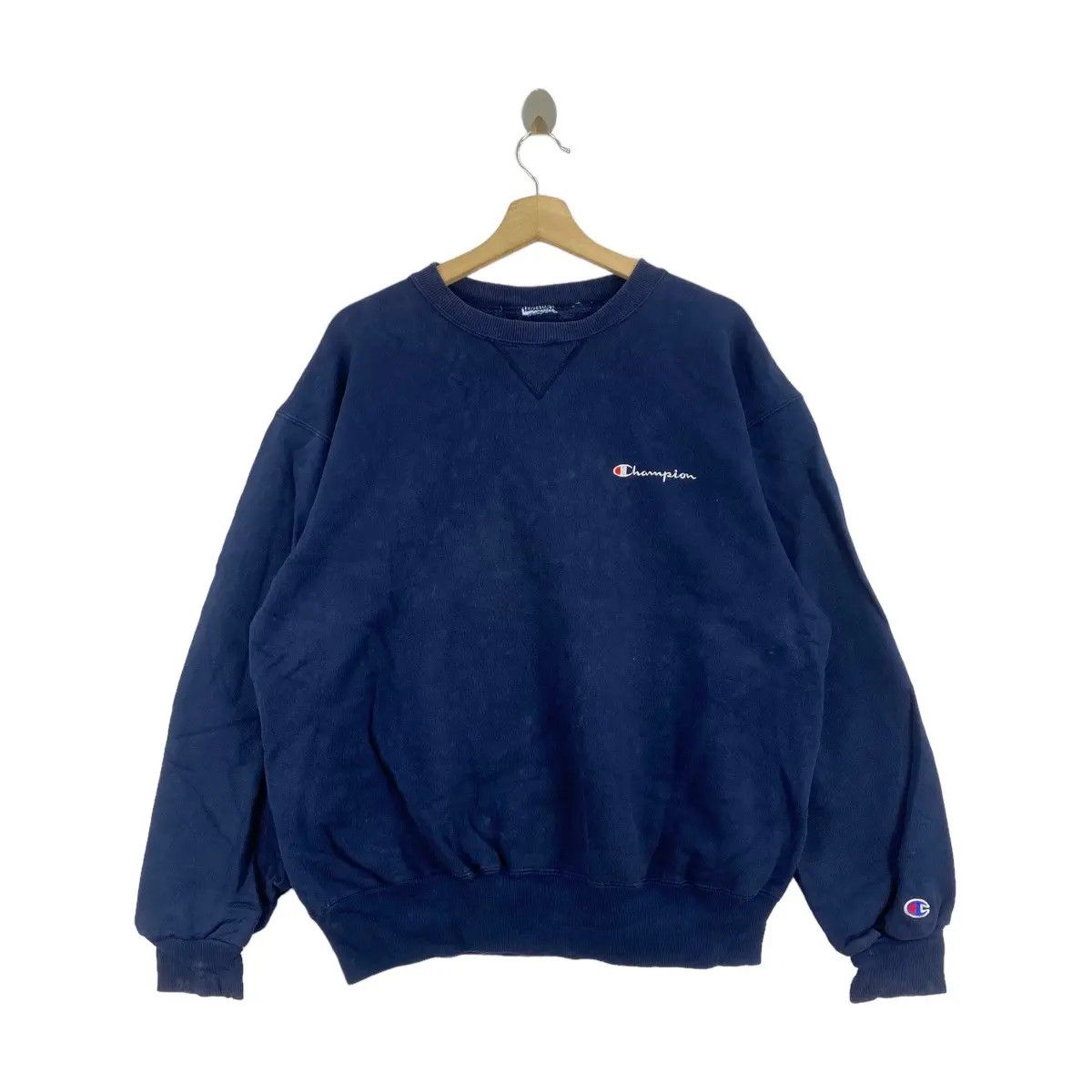 Champion Vintage 90’ CHAMPION USA Reverse Weave Script Sweatshirt Size US XXL / EU 58 / 5 - 1 Thumbnail