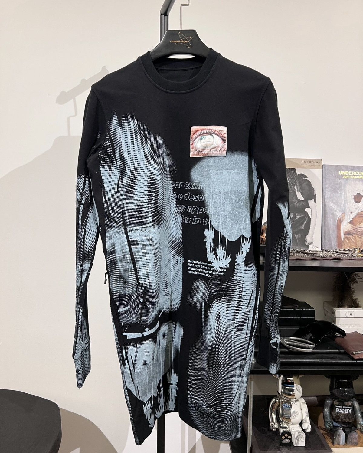 11 By Boris Bidjan Saberi 11ByBBS Mid-Length Print & Patch Long-Sleeve Hoodie Size US XS / EU 42 / 0 - 1 Thumbnail