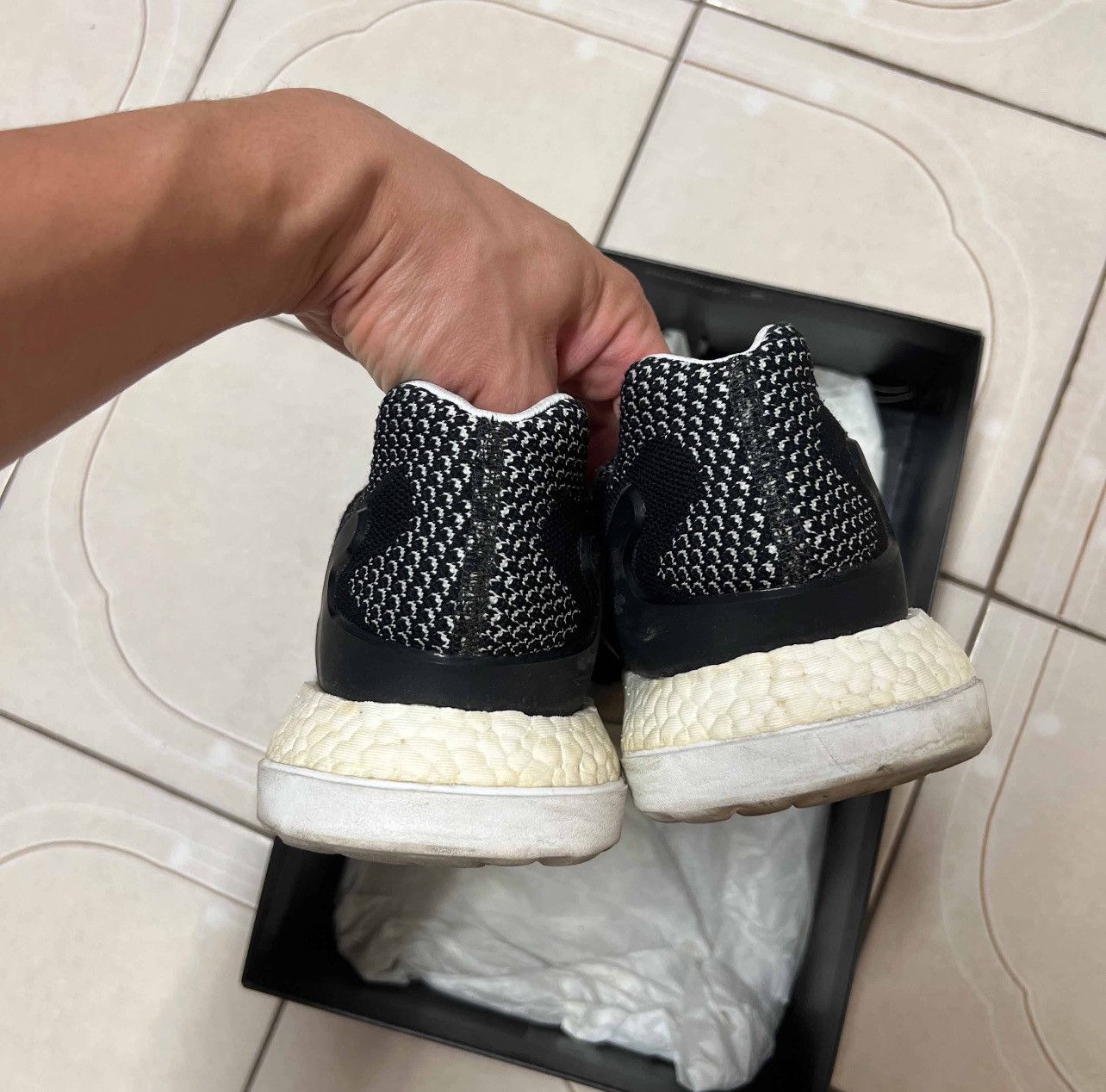 Adidas Adidas Y-3 Pureboost ZG Primeknit Core Black Sz 11 Size US 11 / EU 44 - 6 Thumbnail