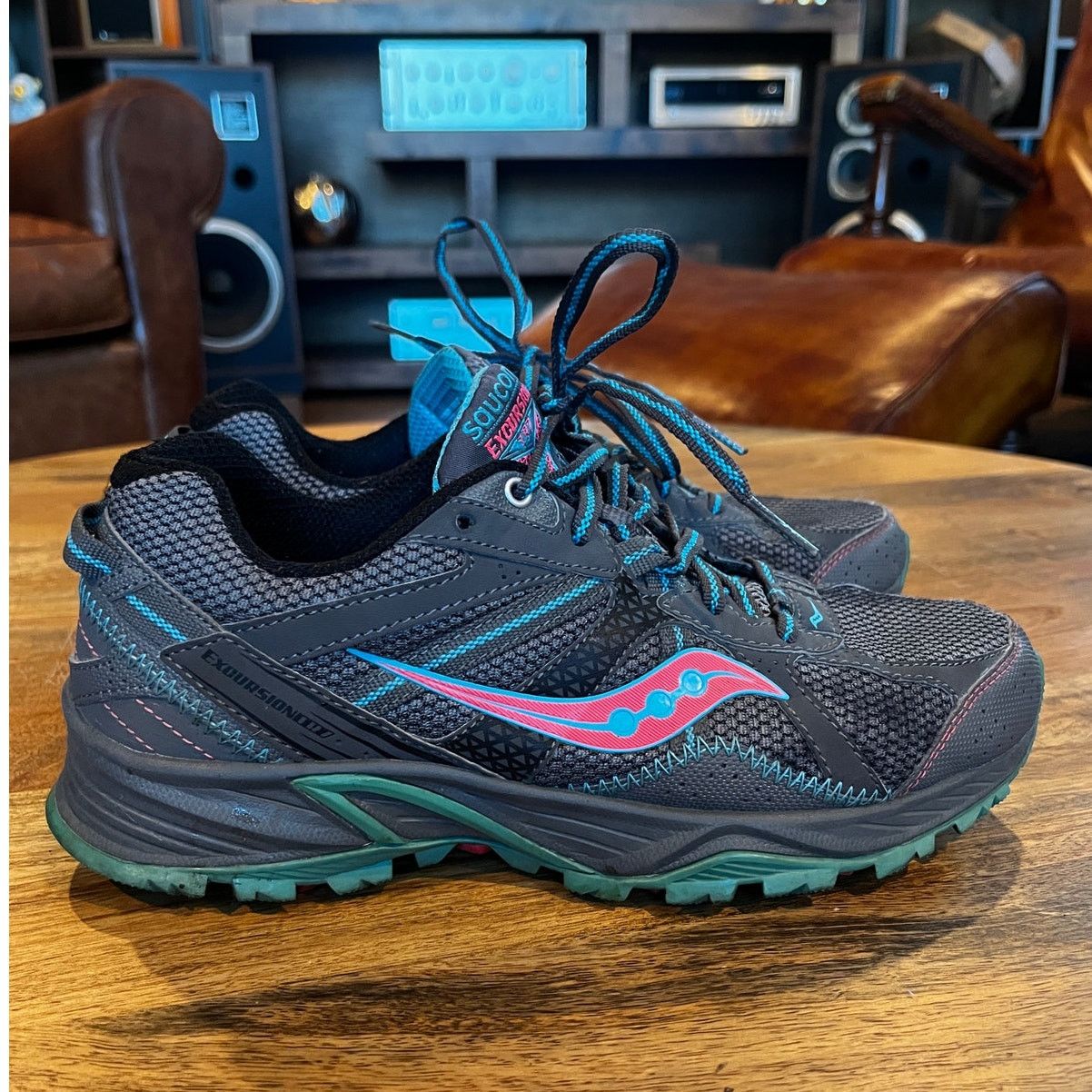 Saucony Saucony Excursion TR7 Trail Running Sneakers Blue/Pink 8.5 Size US 8.5 / IT 38.5 - 1 Thumbnail