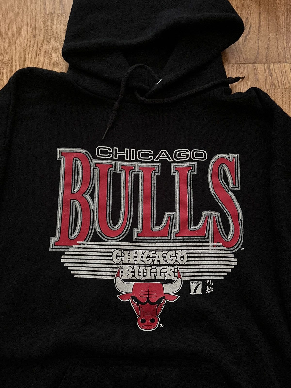 NBA Vintage 90’ Chicago bulls hoodie Size US XL / EU 56 / 4 - 2 Thumbnail
