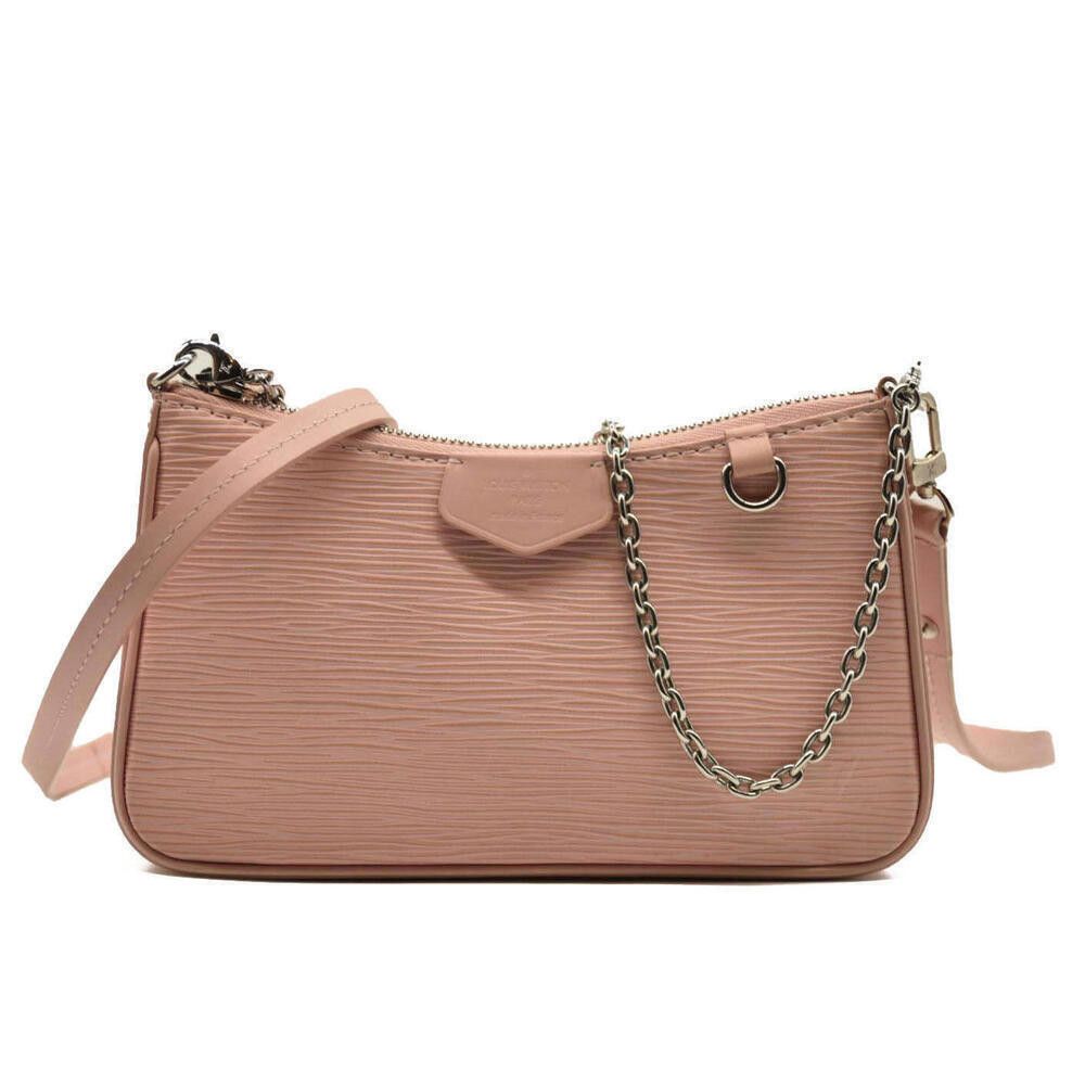 Louis Vuitton LOUIS VUITTON Epi Easy Pouch On Strap Rose Ballerine Size ONE SIZE - 1 Thumbnail