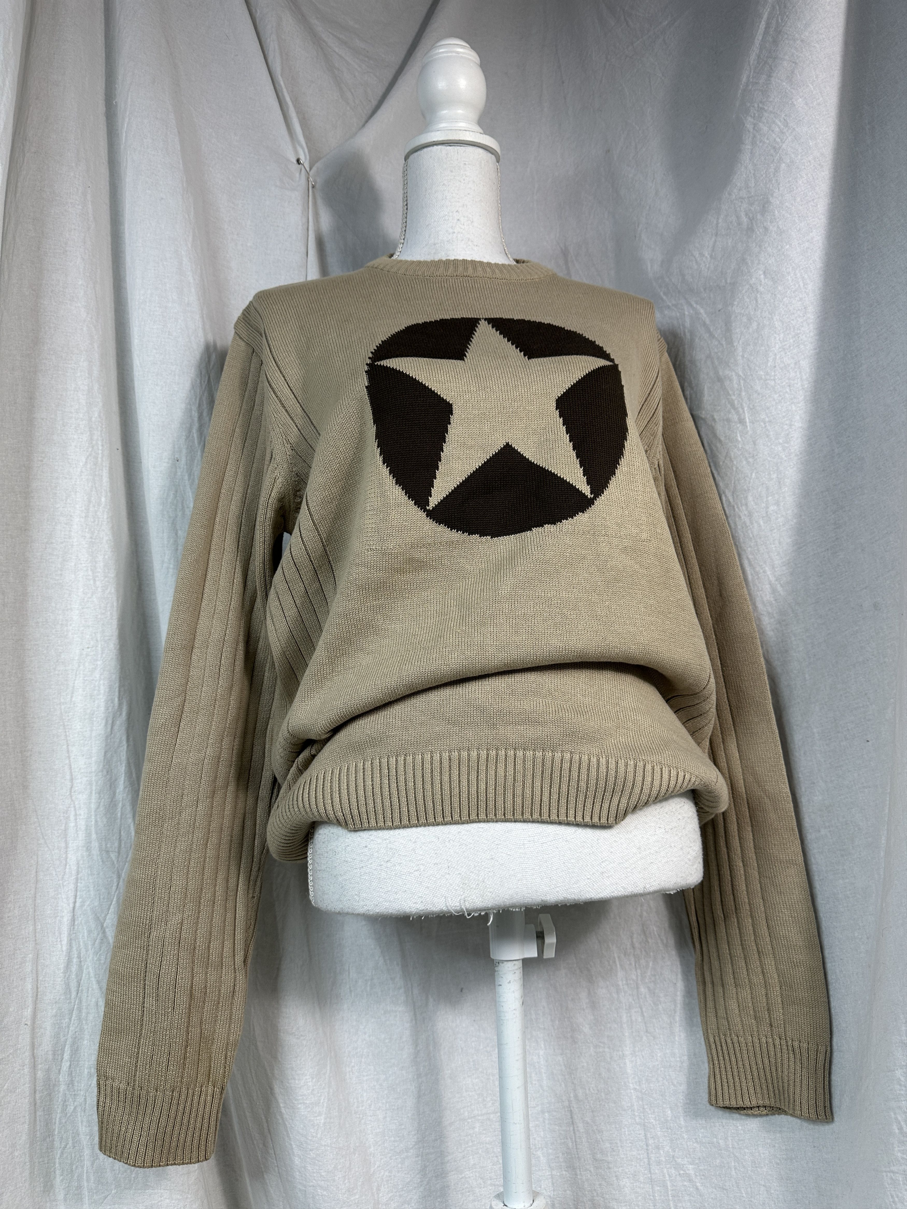 Vintage Vintage Ribbed Sweater Star Size US M / EU 48-50 / 2 - 5 Thumbnail