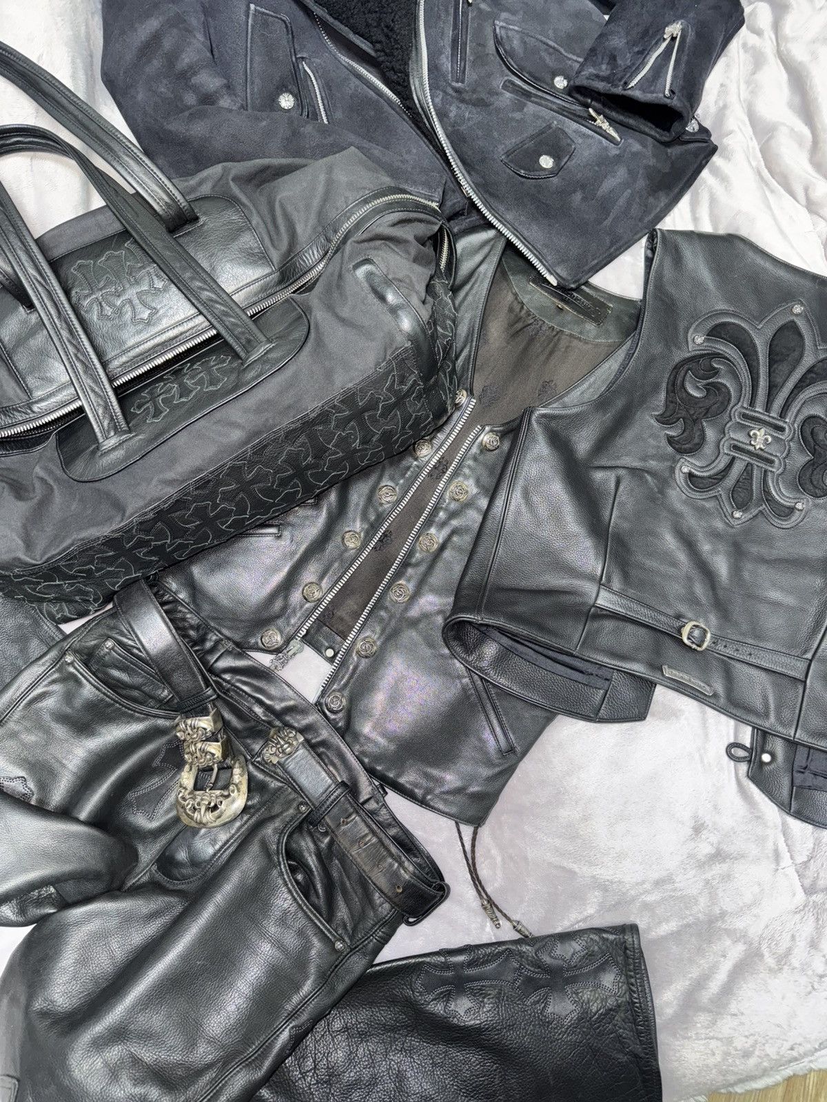 Chrome Hearts Chrome Hearts Large Flooded Duffle Bag Size ONE SIZE - 3 Thumbnail