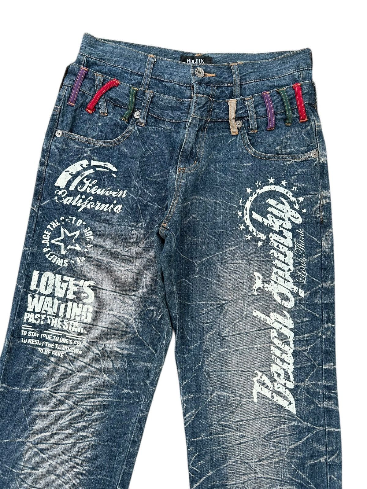Kapital Nylaus Baggy Japanese Style Denim Jeans Size US 30 / EU 46 - 4 Thumbnail