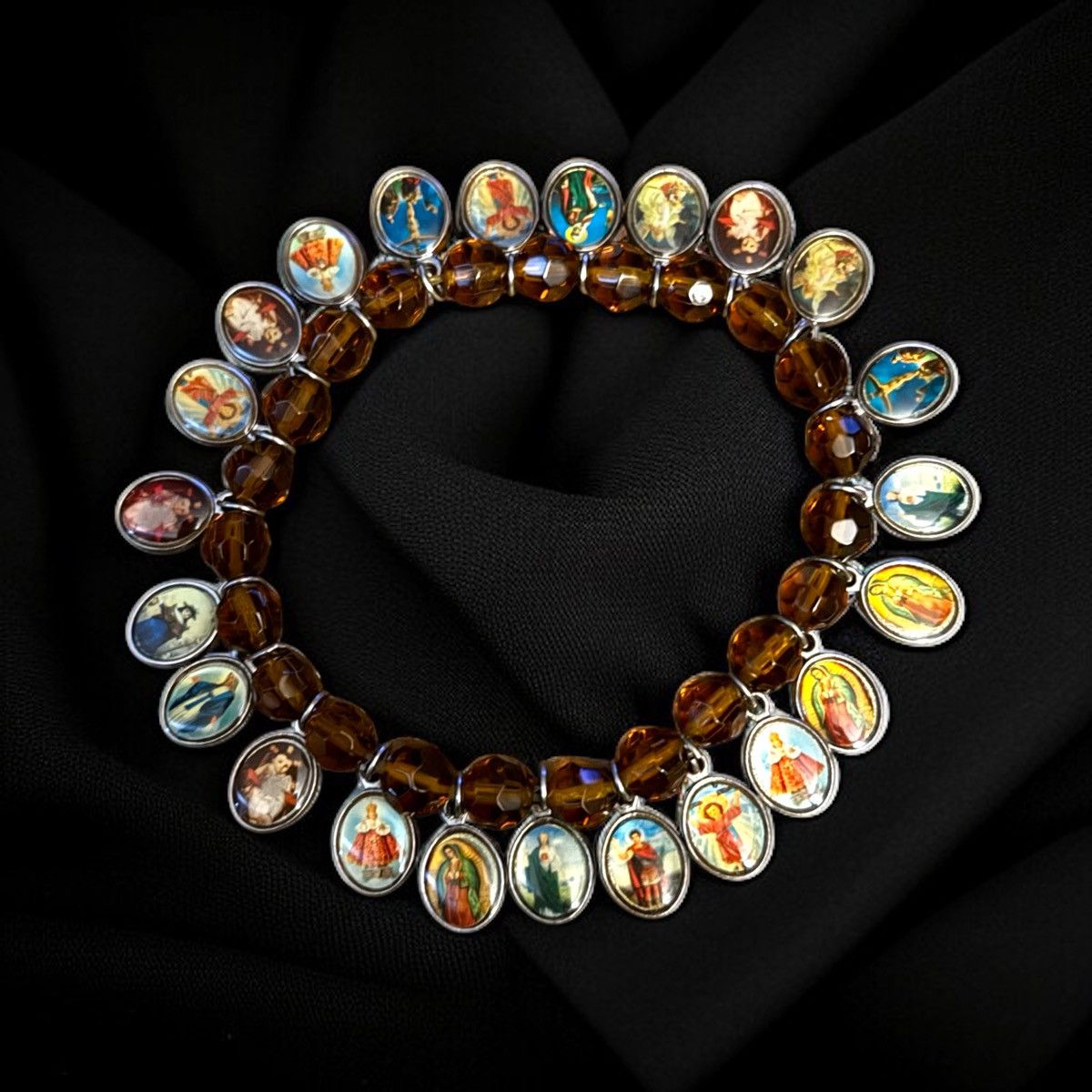 Other Holy Saints beaded charm bracelet Size ONE SIZE - 1 Thumbnail