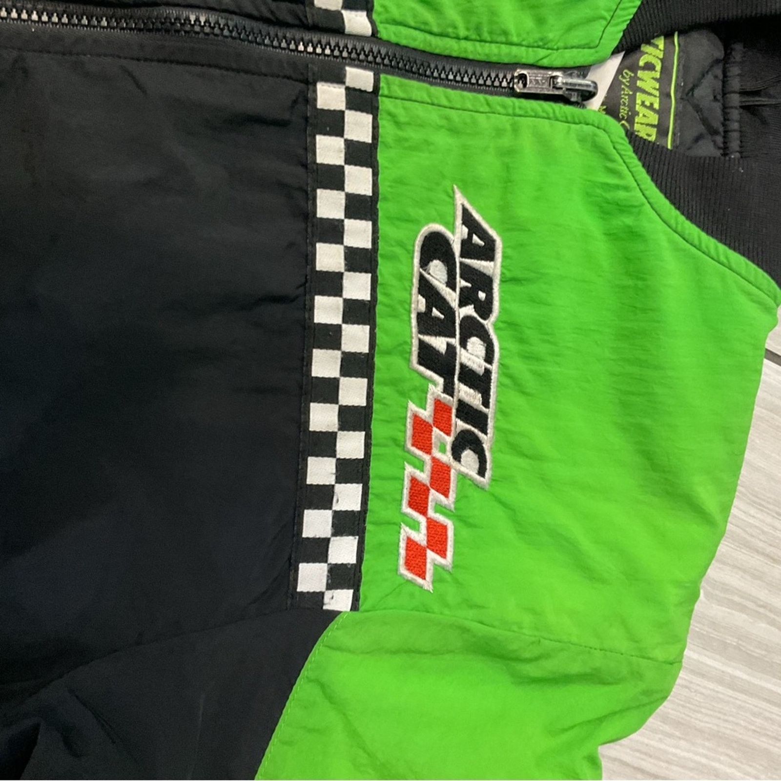 Vintage Vintage Youth Artic Cat Checkerboard Racing Jacket Size US S / EU 44-46 / 1 - 4 Thumbnail