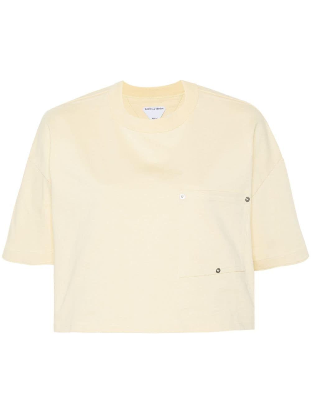 COTTON CROPPED T-SHIRT