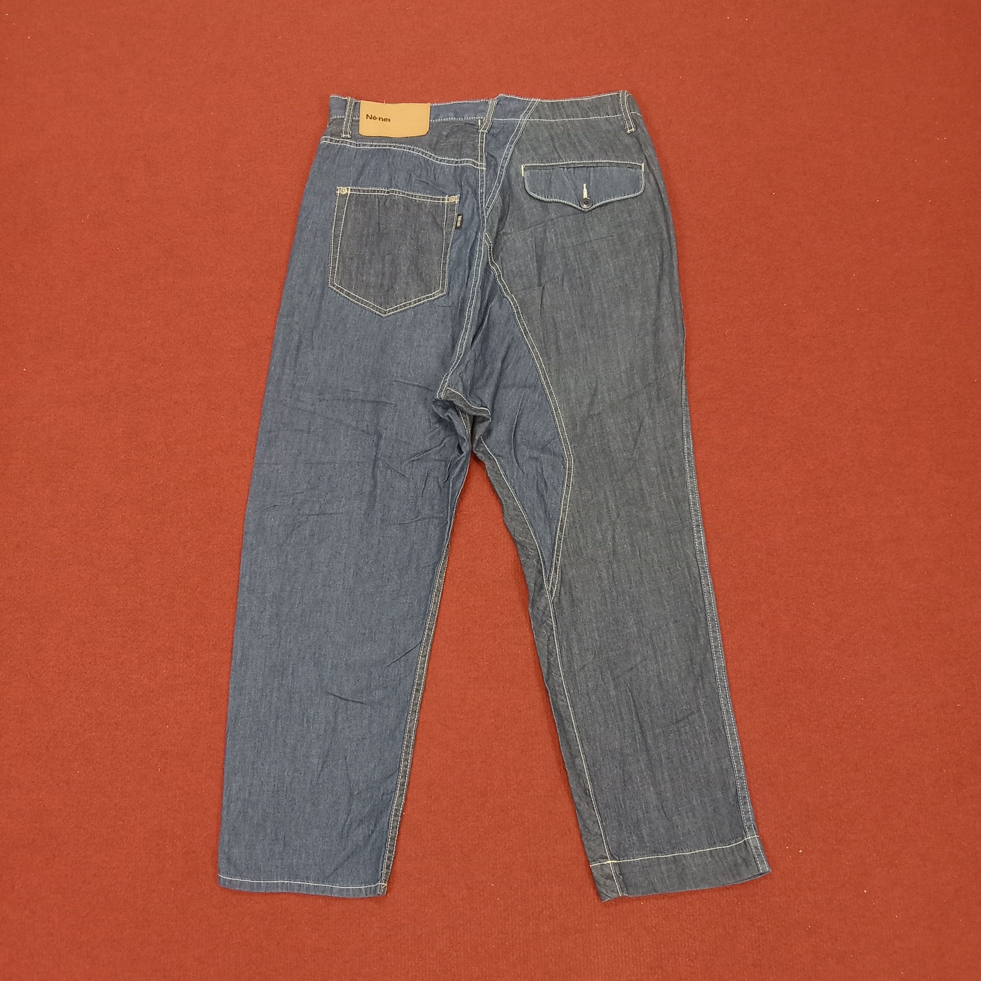 Issey Miyake × Ne-Net × Vintage Ne Net Fashion Design Style Japanese Designer Pants Size US 31 - 4 Thumbnail