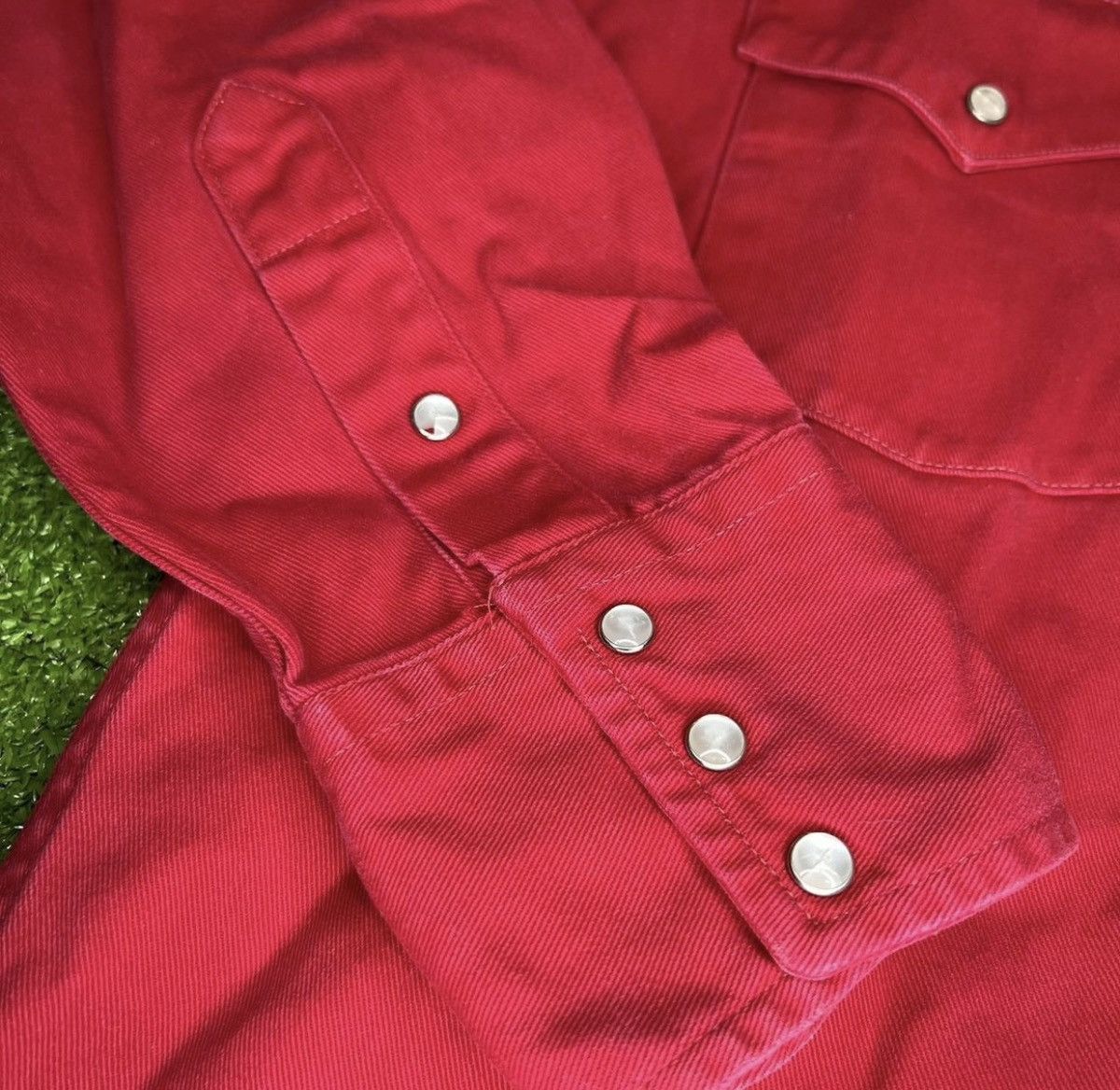 Carhartt Wip Vintage Carhartt Shirt MD Red Heavy CanvasPearlSnapCarhartt Size US M / EU 48-50 / 2 - 5 Thumbnail