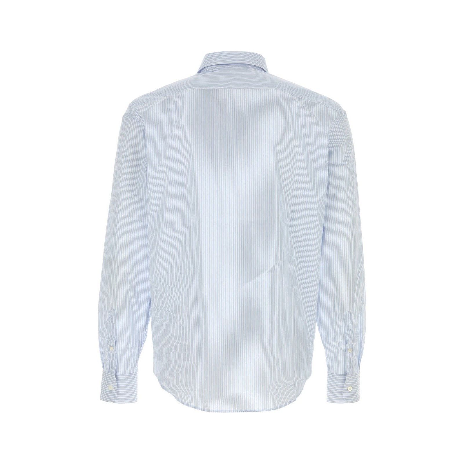 Prada PRADA Embroidered Poplin Shirt New & Authentic (Men's size:4 Size US L / EU 52-54 / 3 - 2 Thumbnail