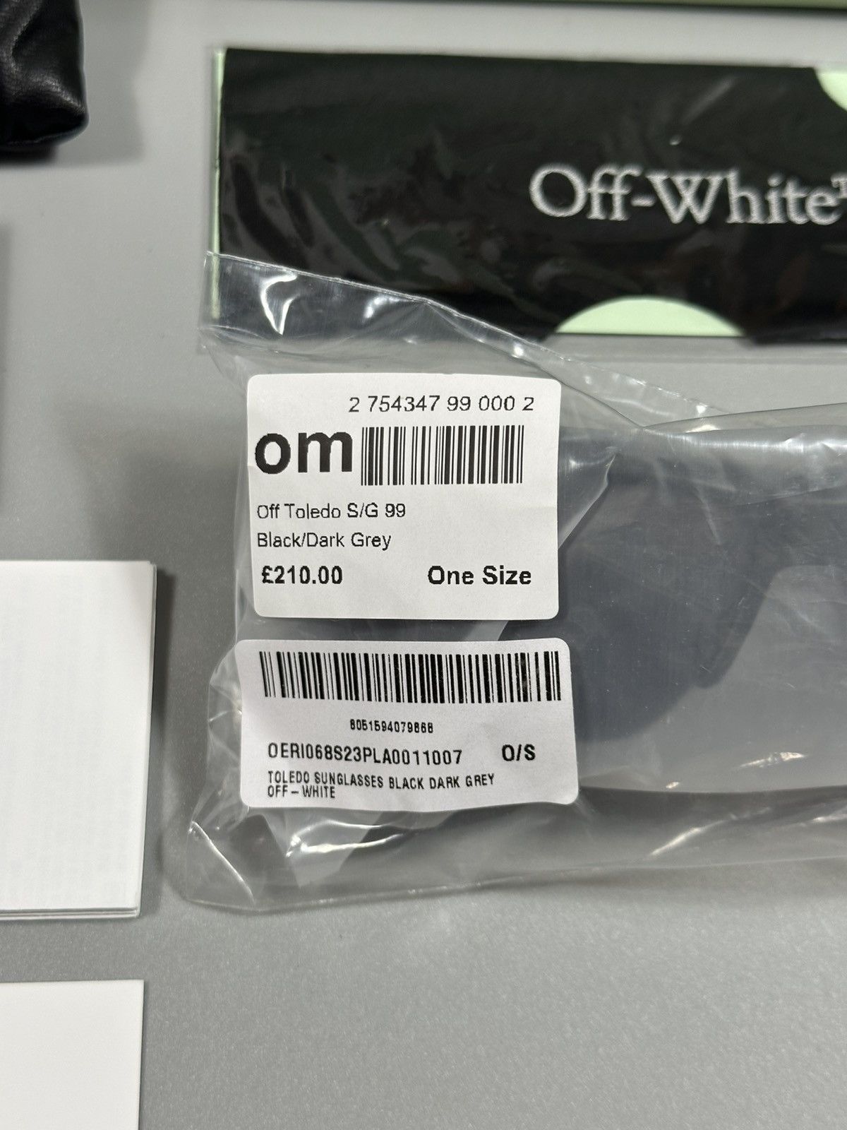 Off-White Off-White Toledo Mask Acetate Sunglasses Size ONE SIZE - 14 Thumbnail
