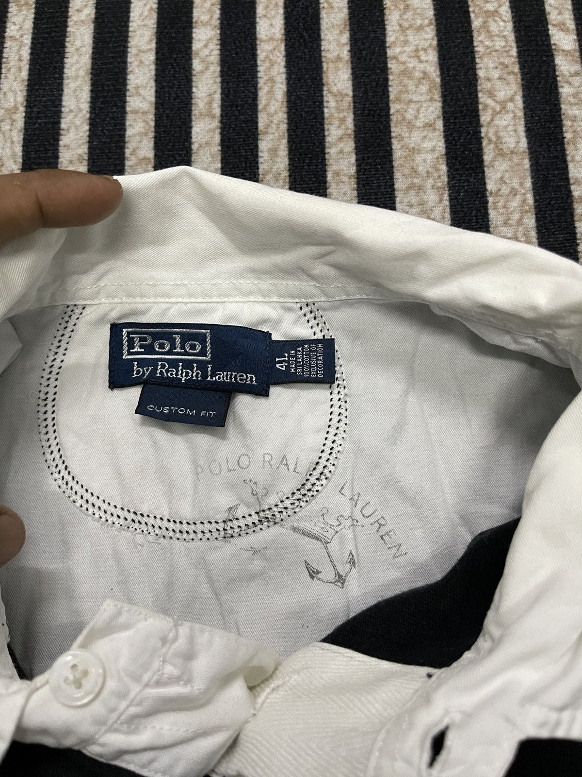 Polo Ralph Lauren VINTAGE POLO RALPH LAUREN SMALL PONY POLO LONG SLEEVE Size US XXL / EU 58 / 5 - 9 Thumbnail