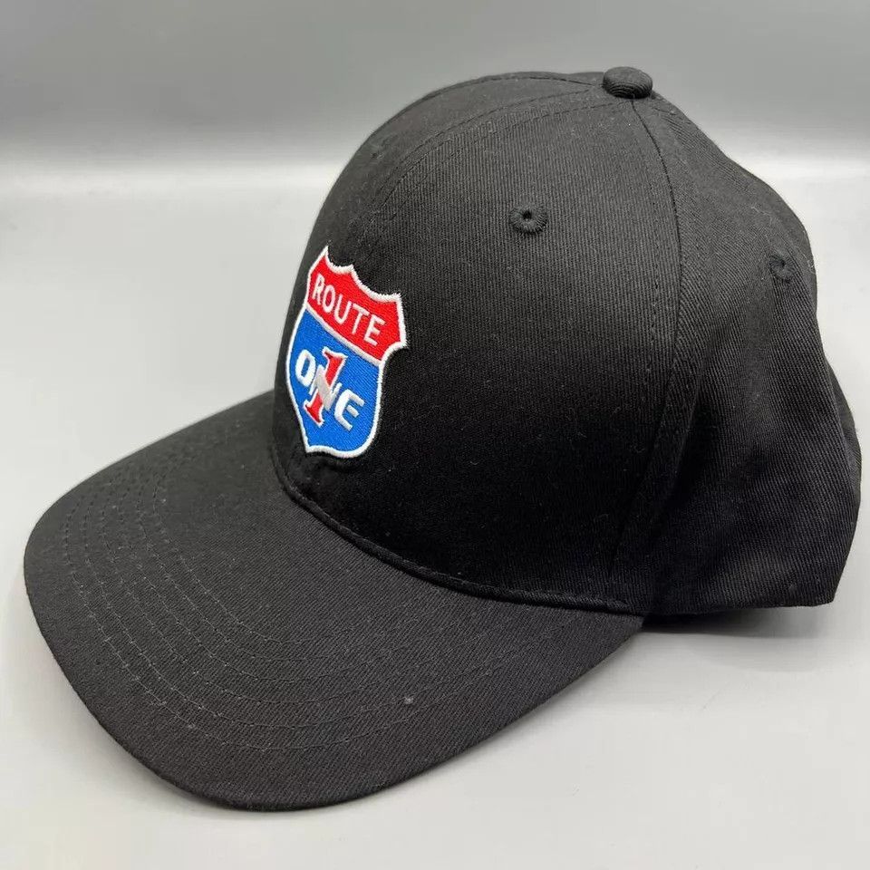 Other Nelson Rigg Hat Men Black Motorcycle Route One Snap Back Cap Size ONE SIZE - 2 Thumbnail