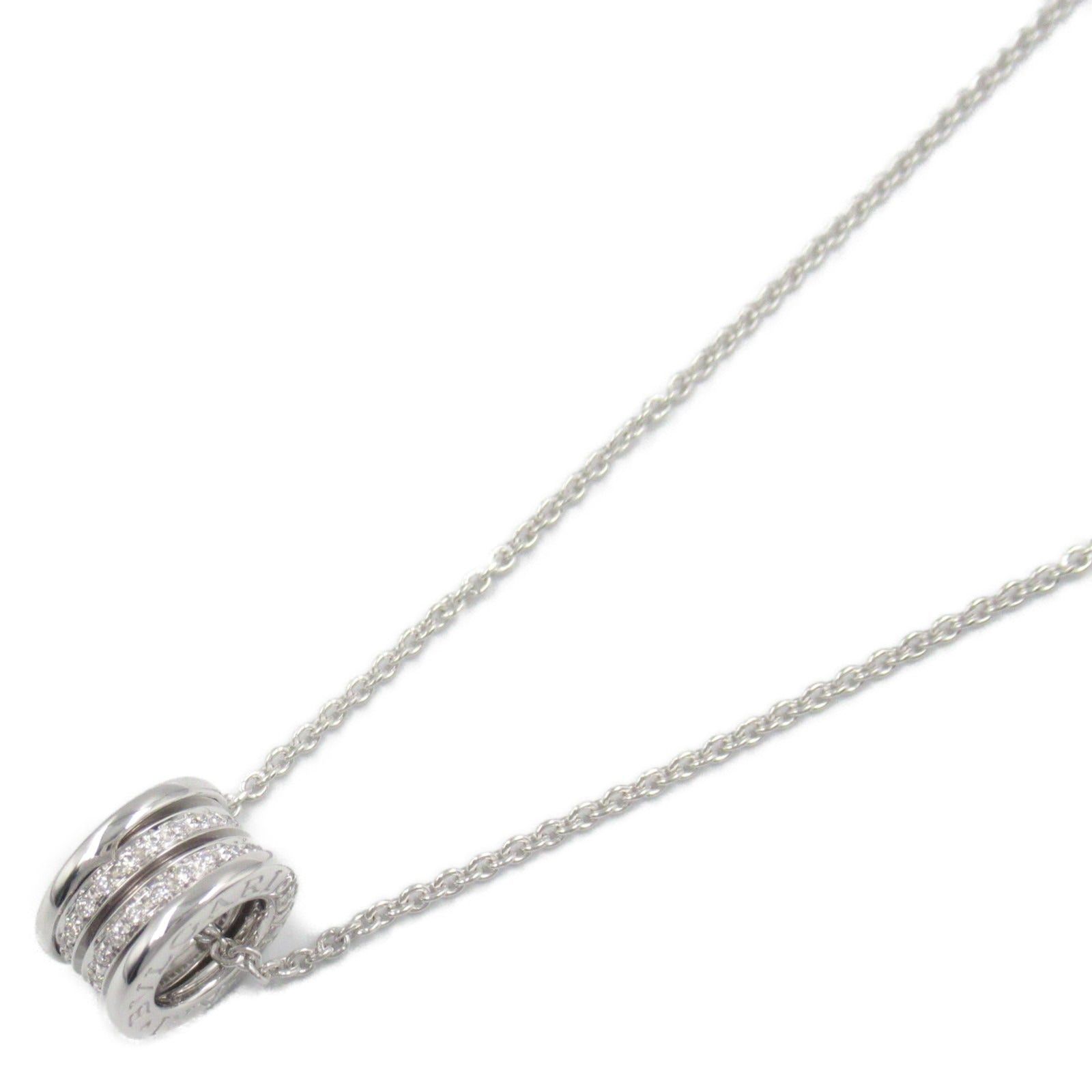 Bvlgari Bvlgari B Zero One Necklace Pave Diamond K18Wg (White Gold) Clear Size ONE SIZE - 1 Thumbnail