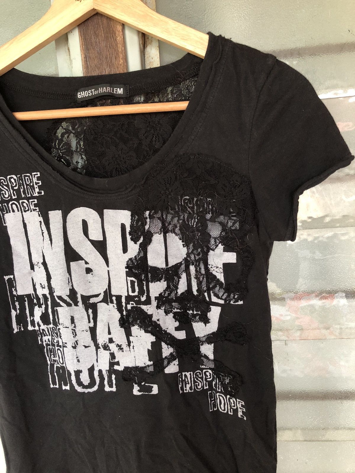 Japanese Brand Vintage Ghost of Harlem Big Skull Photo Shirt Tee Size S / US 4 / IT 40 - 3 Thumbnail