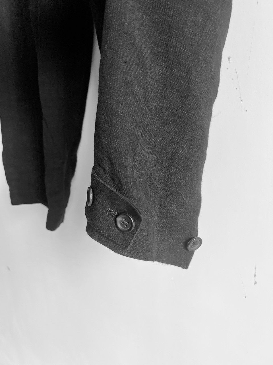 Yohji Yamamoto Yohji Yamamoto Pour Homme Linen/Rayon Tab Pants trouser wide Size US 30 / EU 46 - 11 Thumbnail