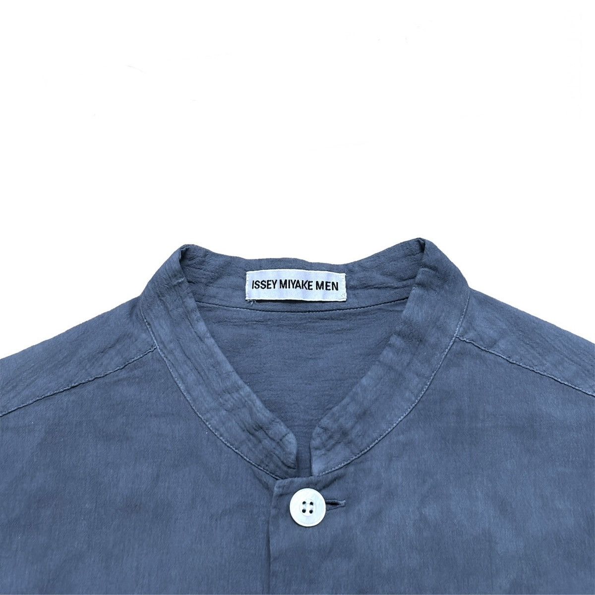 Issey Miyake S/S 1999 Mandarin Collar Button-up Shirt Size US L / EU 52-54 / 3 - 3 Thumbnail
