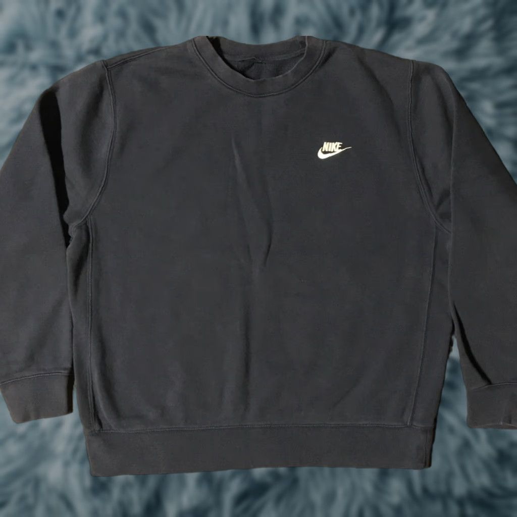 Nike Nike Swoosh Faded Hoodie L Men Navy Blue 90s Grunge Hip Hop Vintage Sweatshirt Sportswear Nike Sportswear Size US L / EU 52-54 / 3 - 1 Thumbnail