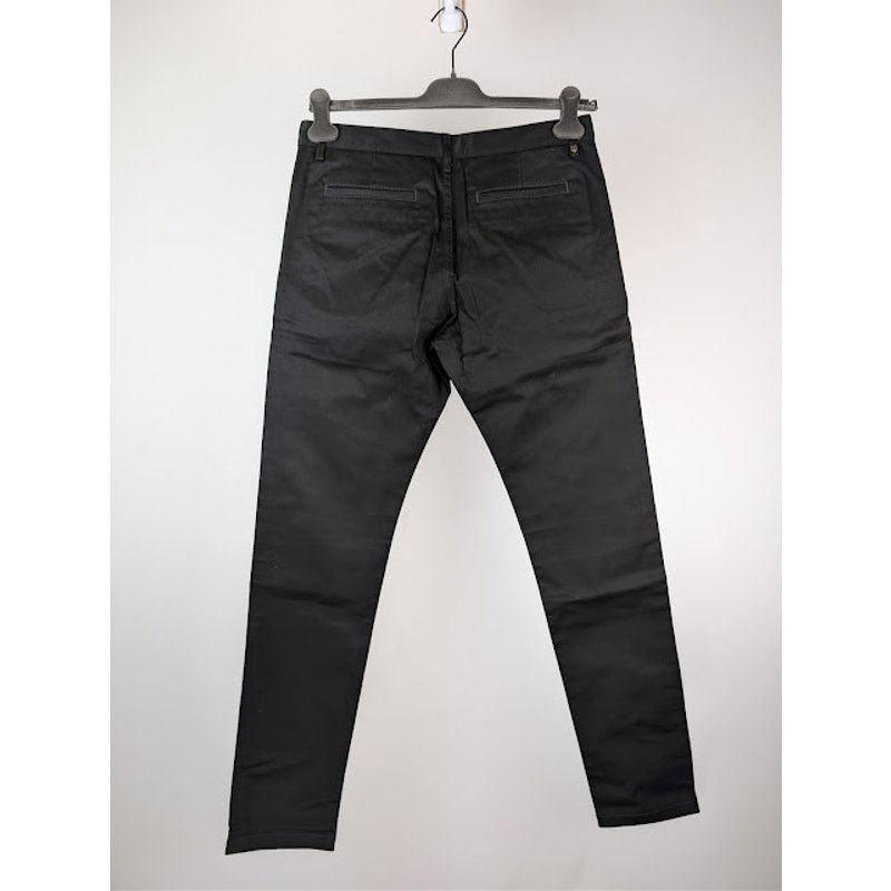 Saint Laurent Paris o1rshd1 Slim Fit Cotton Chino Pants in Black Size US 32 / EU 48 - 18 Thumbnail