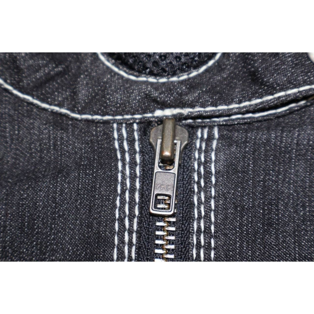 Vintage Milwaukee Leather Classic Denim Jacket w/ Gun Pockets Black Size US XXL / EU 58 / 5 - 11 Thumbnail