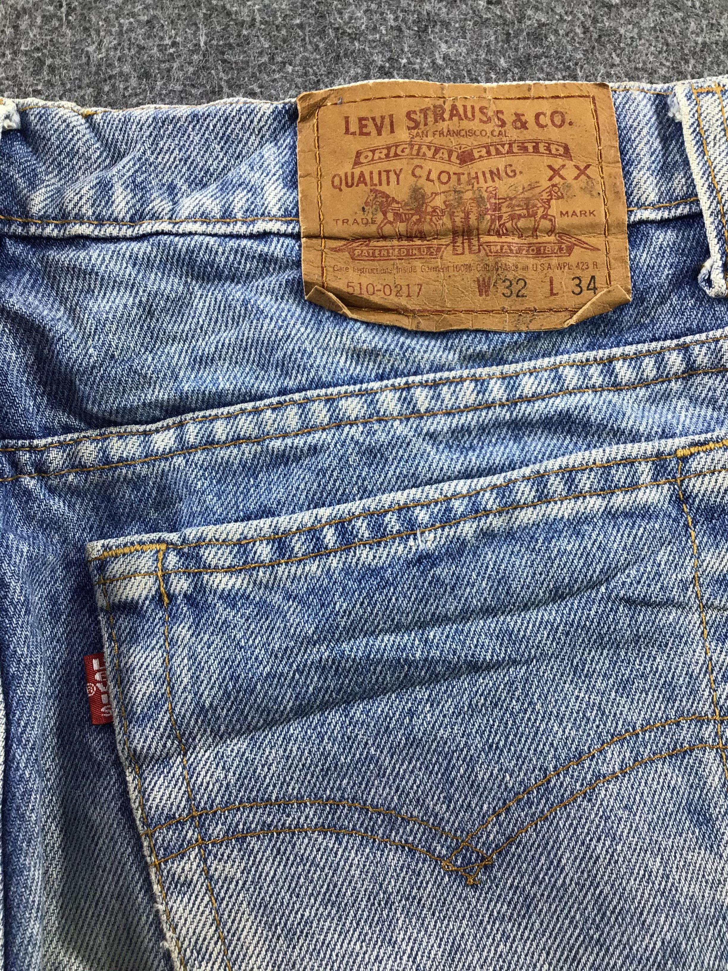 Levi's × Vintage Vintage 90s Levis 510 Jeans-JM445 Size US 32 / EU 48 - 5 Thumbnail