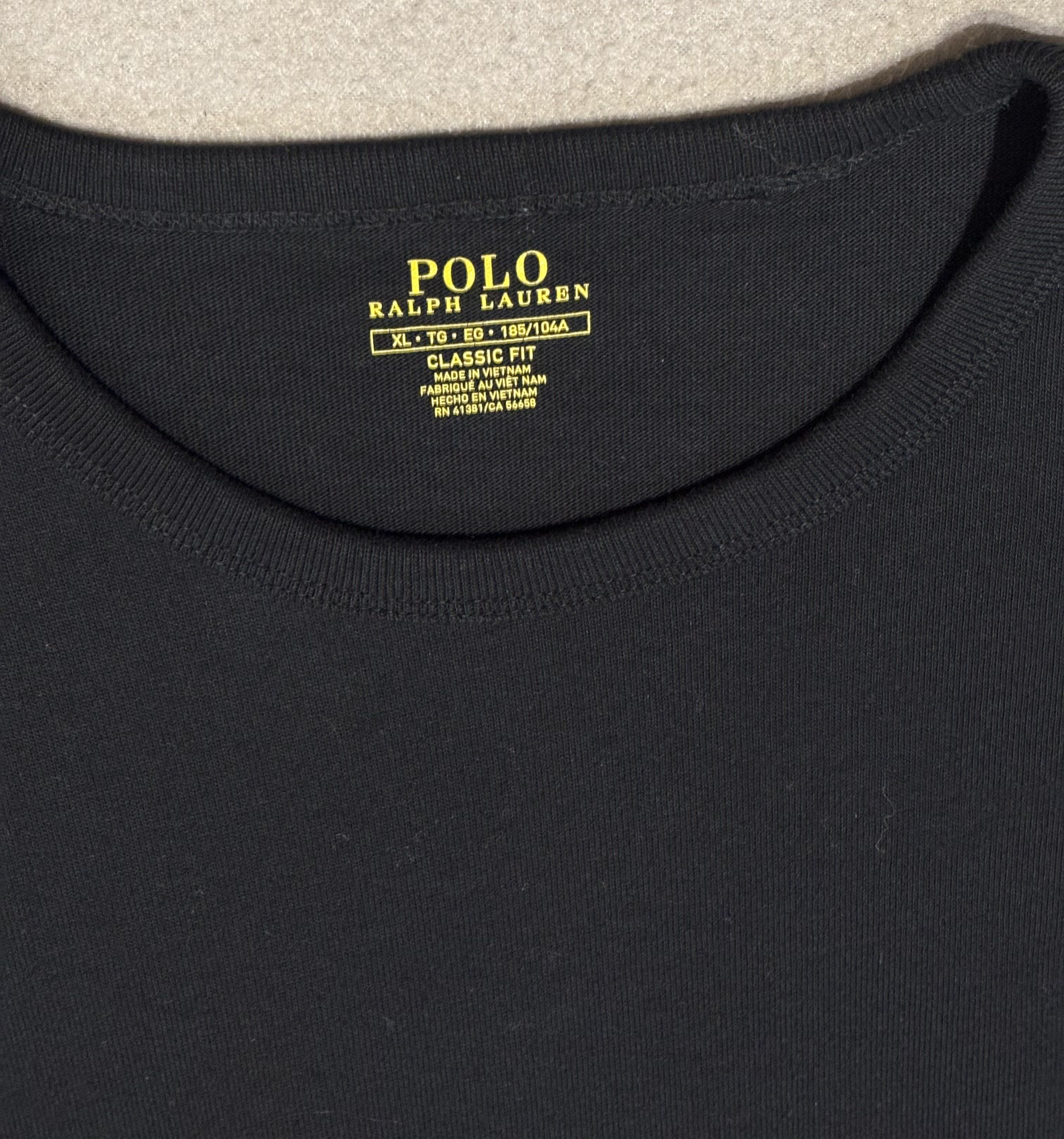 Polo Ralph Lauren Polo Ralph Lauren Black T-shirt Size. XL Size US XL / EU 56 / 4 - 12 Thumbnail