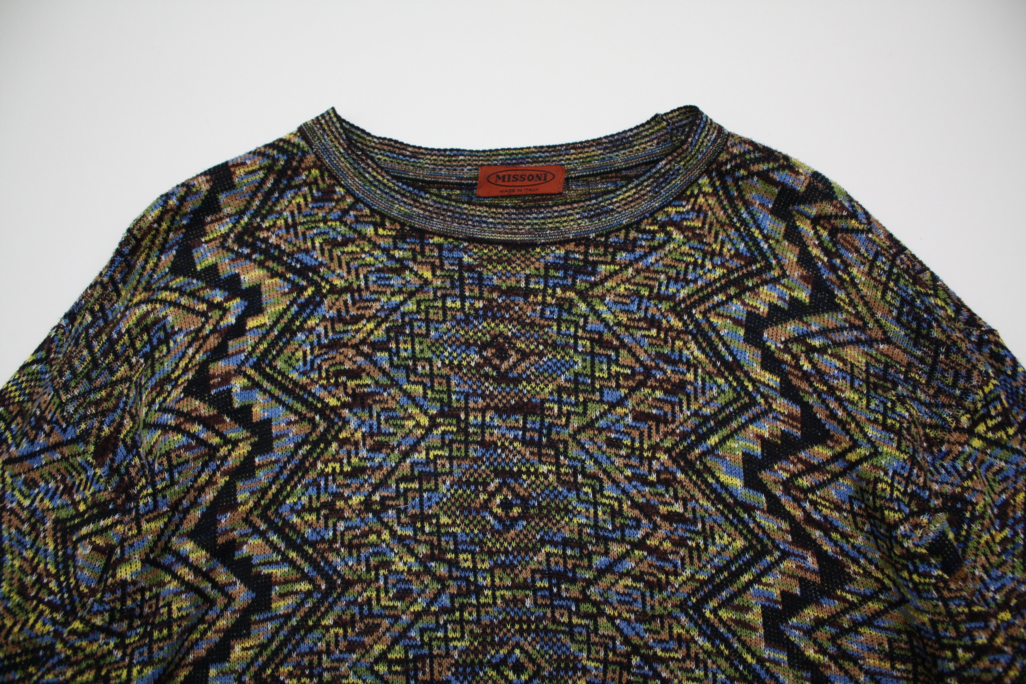 Missoni Missoni Abstract Knitted Sweater Size US L / EU 52-54 / 3 - 3 Thumbnail