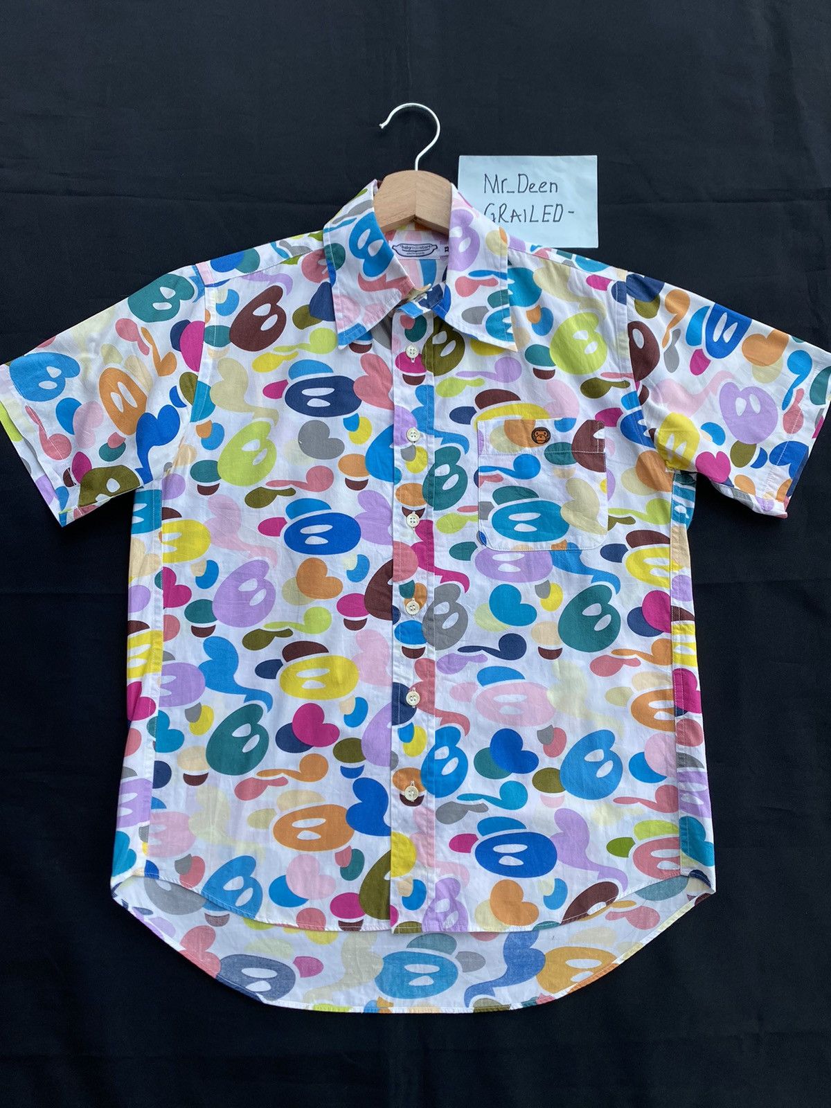 Bape Baby Milo Multicamo Button Up Shirt Size US XS / EU 42 / 0 - 4 Thumbnail