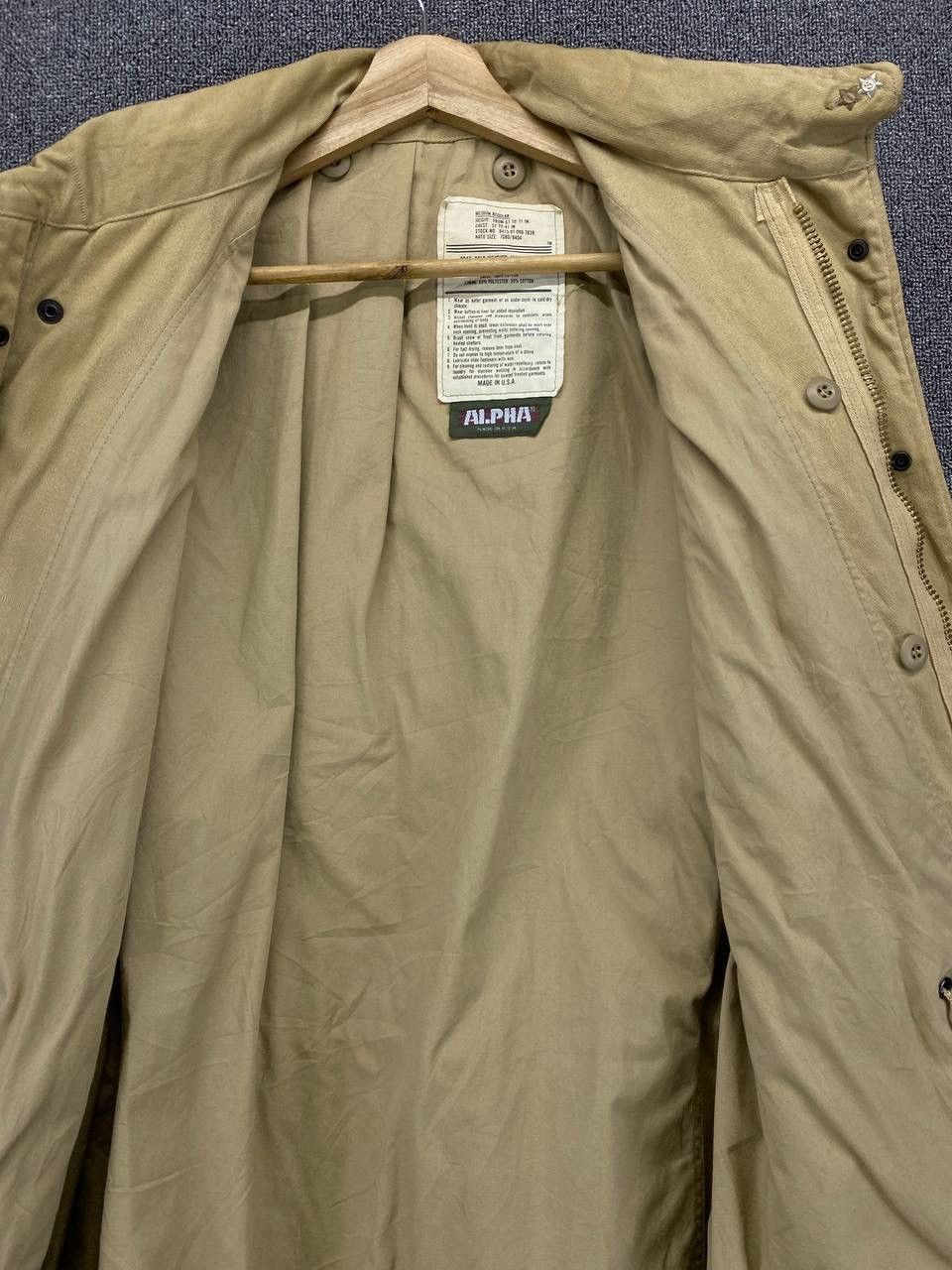 Alpha Industries Vintage Alpha Industries Military Army Field Jacket Size US M / EU 48-50 / 2 - 7 Thumbnail