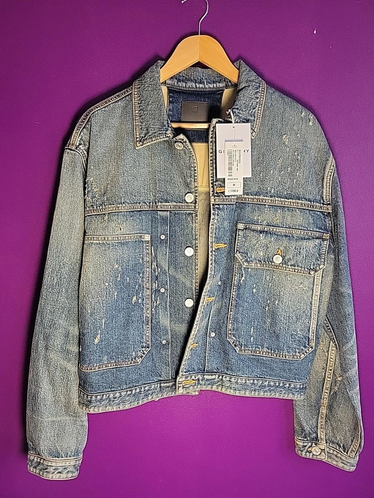 Givenchy Givenchy Distressed Blouson Made In Japan Denim M Rrp £1700 Size US M / EU 48-50 / 2 - 1 Thumbnail
