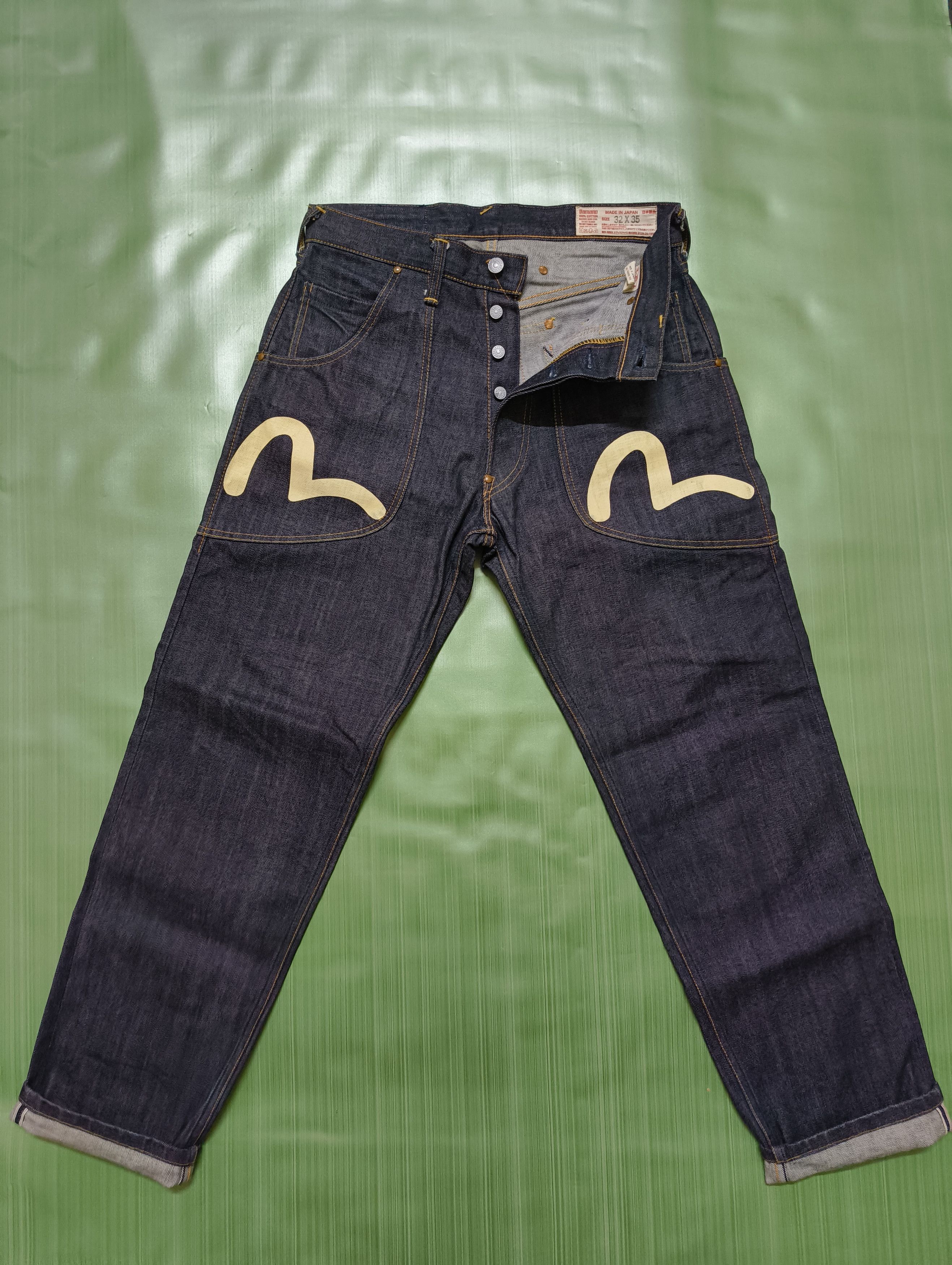 Evisu EVISU BUSHPANT SELVEDGE DENIM BAGGY FIT Size US 32 / EU 48 - 8 Thumbnail