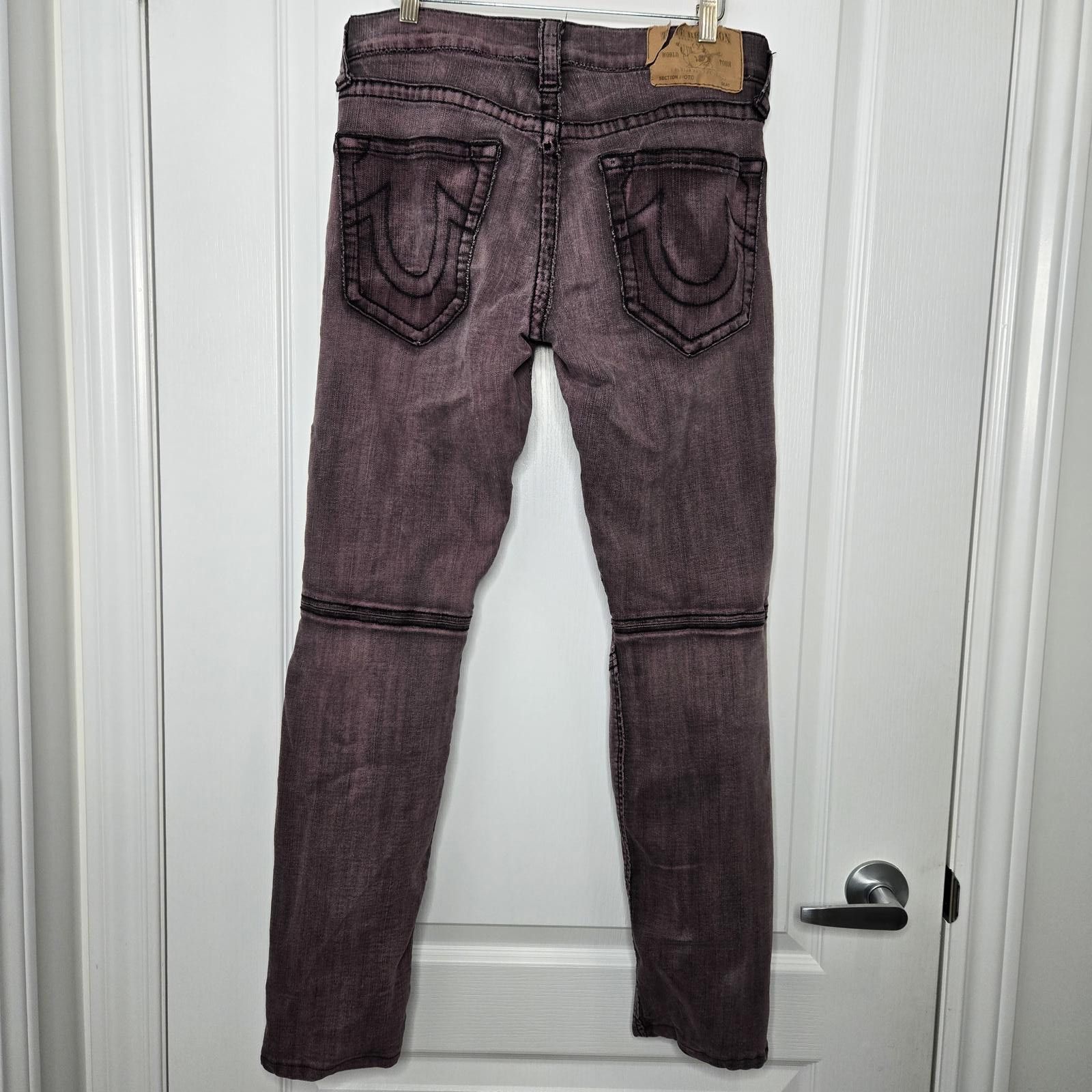 True Religion True Religion Moto Jeans Size US 30 / EU 46 - 3 Thumbnail