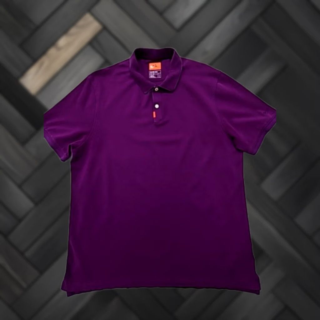 Nike Nike Men Purple Dri-Fit Polo Shirt Big & Tall L Slim Fit Polo Shirt Men Purple Dri-Fit Nike Big & Tall L Slim Fit Size US L / EU 52-54 / 3 - 1 Thumbnail
