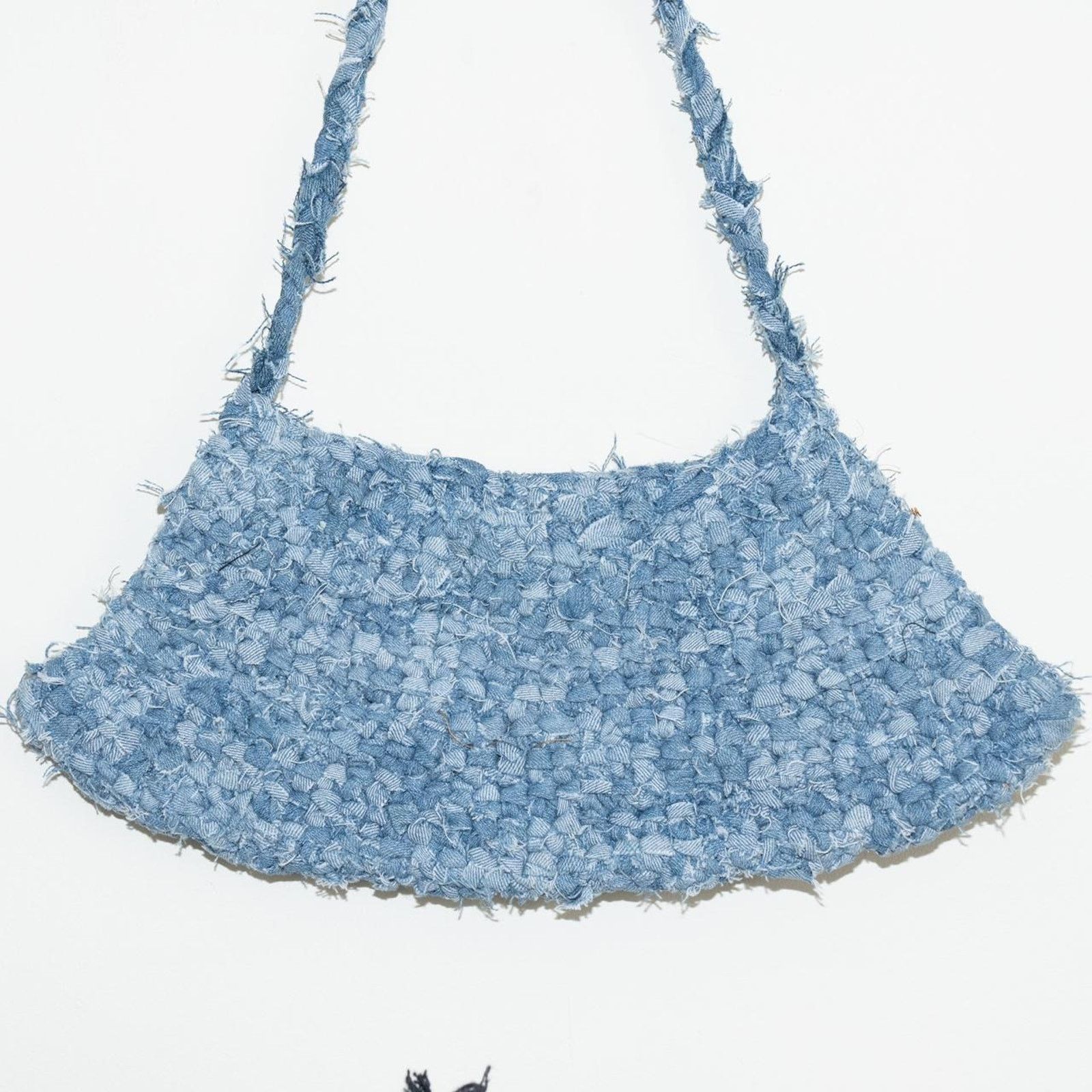 Carhartt Upcycled denim crochet bag / Crochet purse Size ONE SIZE - 3 Thumbnail