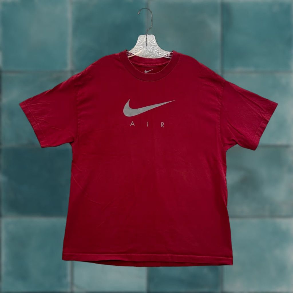 Nike Nike Air Loose Fit T-Shirt XL Mens Red Short Sleeve Swoosh Logo Graphic Size US XL / EU 56 / 4 - 1 Thumbnail