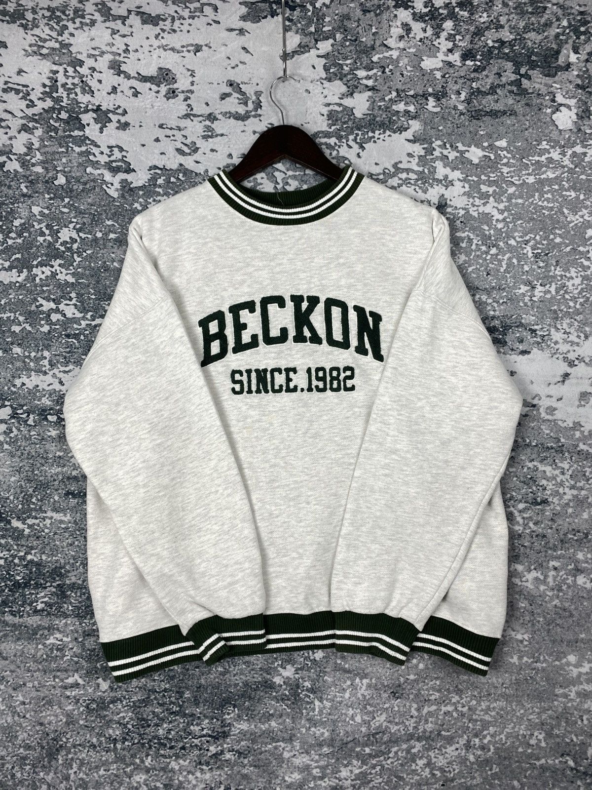 Japanese Brand Vintage Beckon Baggy Sweatshirts Size US L / EU 52-54 / 3 - 6 Thumbnail
