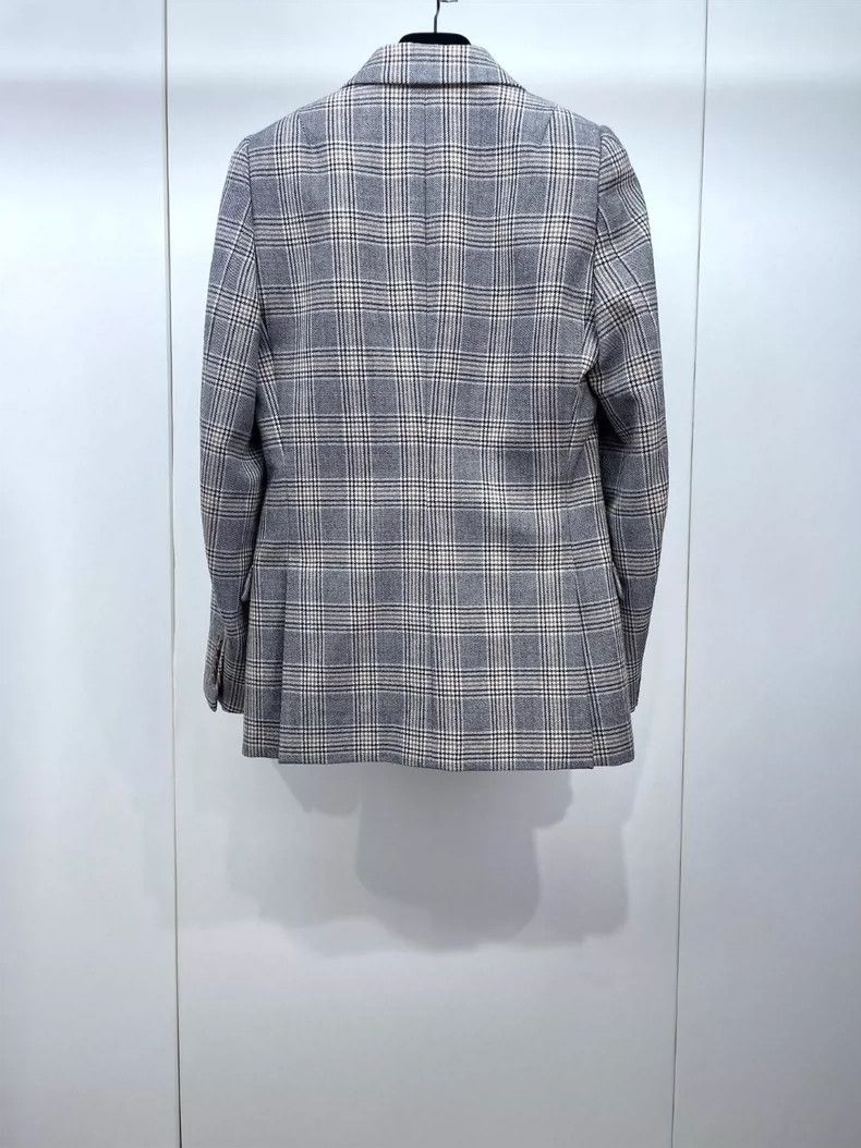 Gucci Gucci Size 38 Plaid suit jacket 2504-Nextarrow Size US XXS / EU 40 - 2 Thumbnail