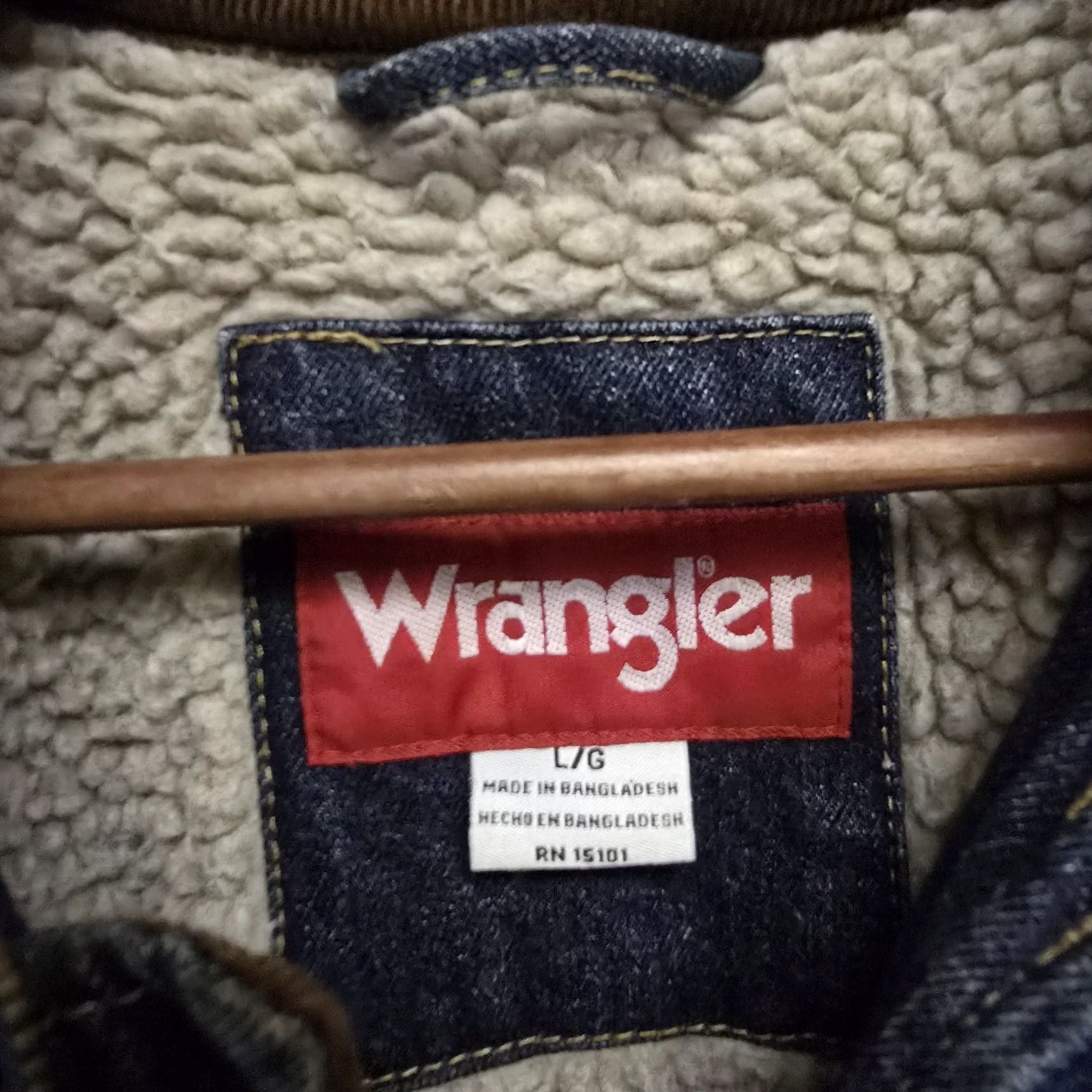 Wrangler Wrangler Denim Jacket Men’s L Blue Lined Sherpa Corduroy Collar Western 90s Jean Jacket Mens Size US L / EU 52-54 / 3 - 4 Thumbnail